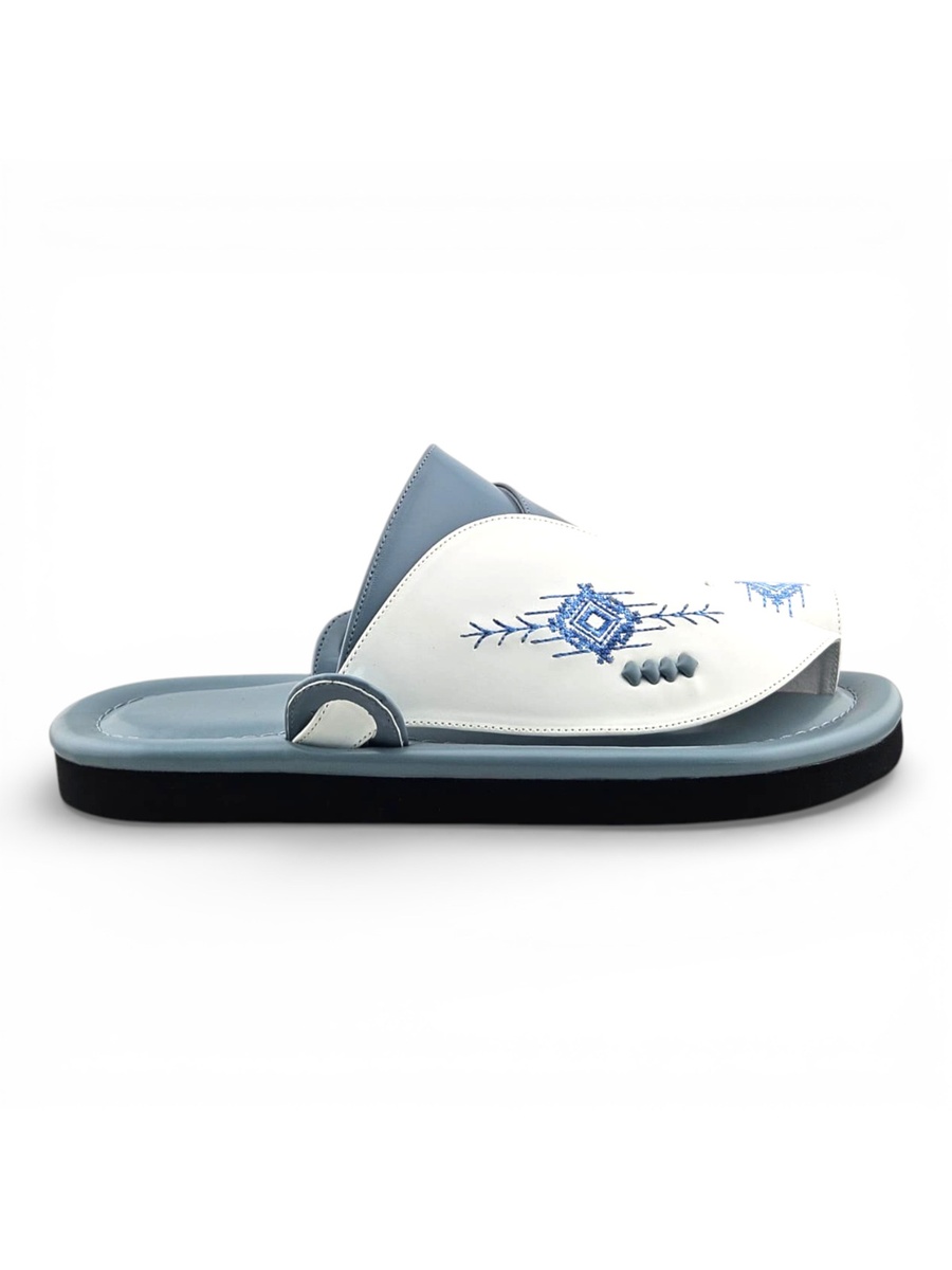Multi-Color Embroidered Casual Sandals