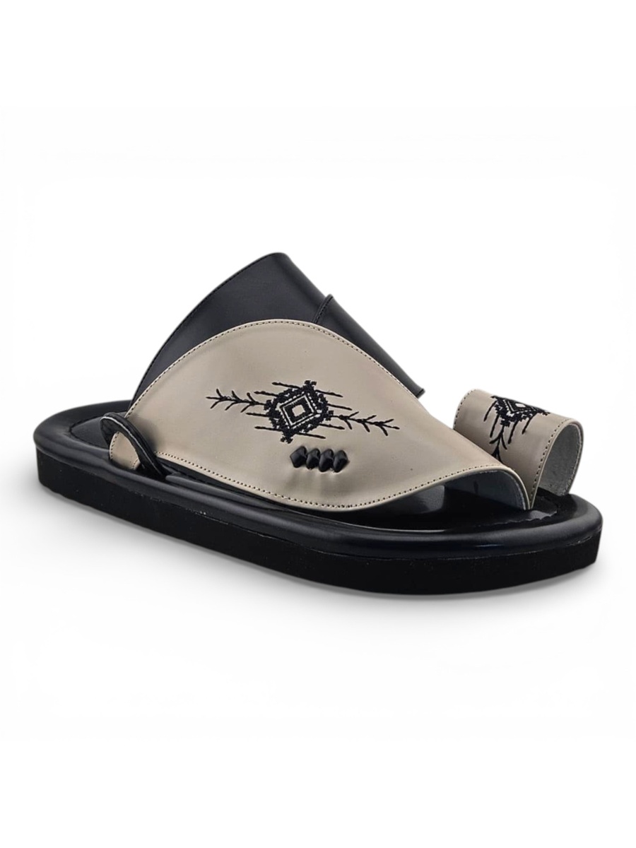 Multi-Color Embroidered Casual Sandals