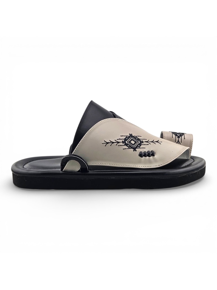 Multi-Color Embroidered Casual Sandals