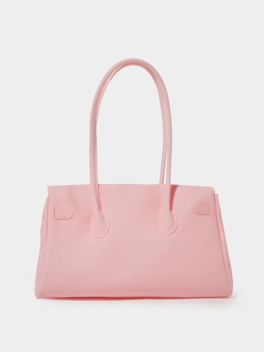 Pink Flap Jelly Shoulder Bag