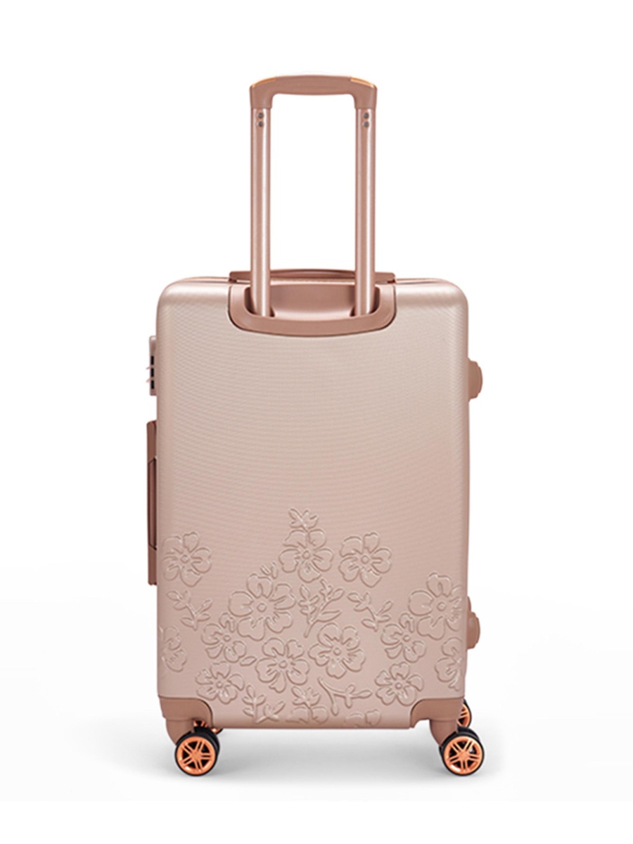 5-Piece Luggage Set with Spinner Wheels, Gold