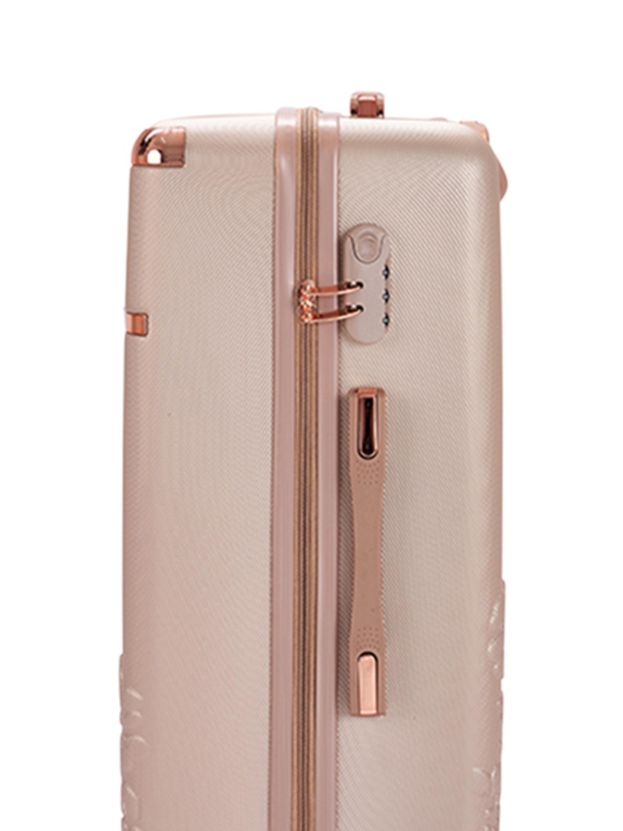 5-Piece Luggage Set with Spinner Wheels, Gold