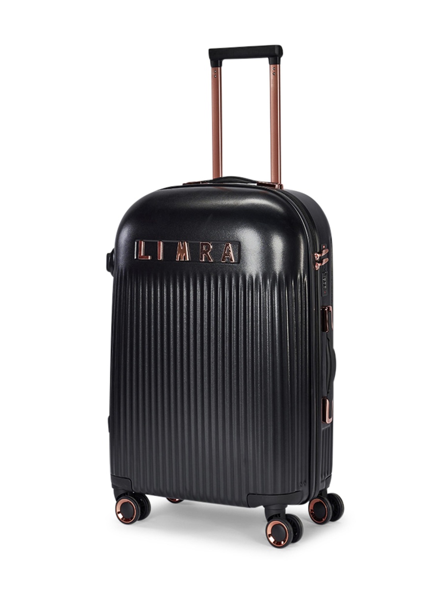 20 Inch Cabin Luggage with Hard Shell and Spinner Wheel, Blacks
