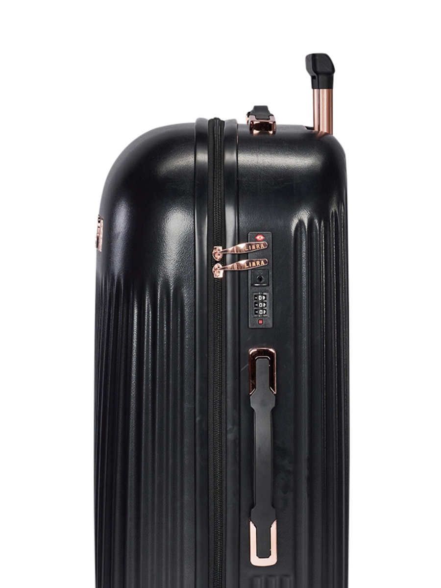 20 Inch Cabin Luggage with Hard Shell and Spinner Wheel, Blacks