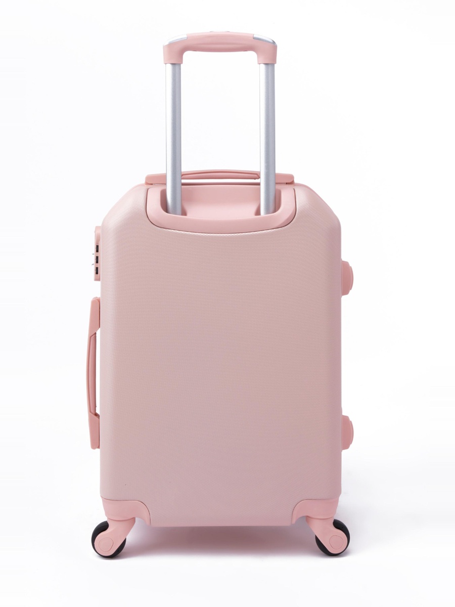 20-Inch Carry-On Luggage with Spinner Wheels, Pink