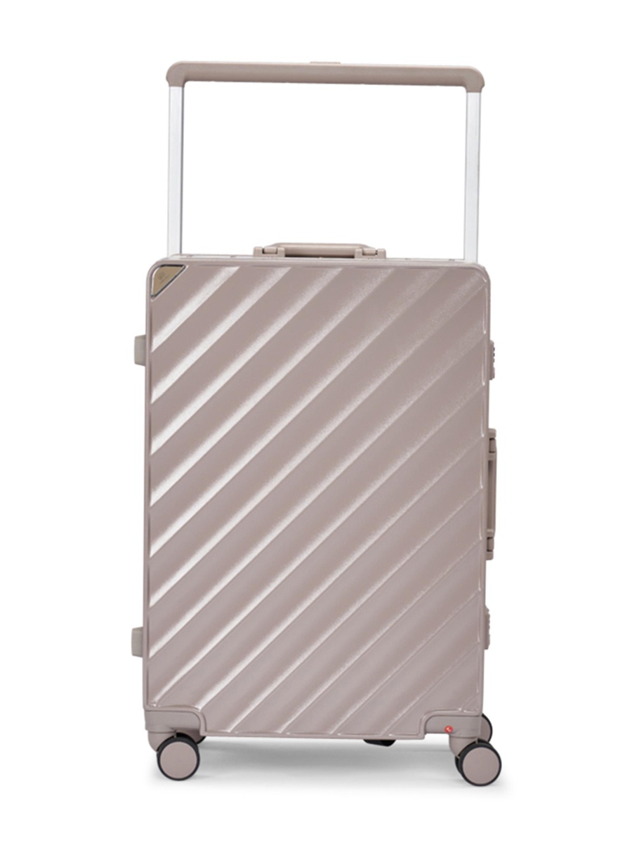 2-Piece Luggage Set with Hard Shell and Spinner Wheels, Brown