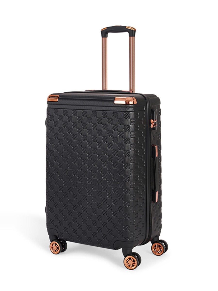 20-Inch Carry-On Luggage with Spinner Wheels, Black
