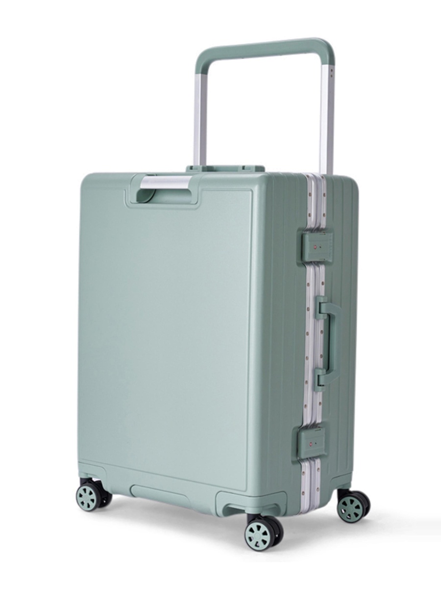 2-Piece Luggage Set with Hard Shell and Spinner Wheels, Turquoise