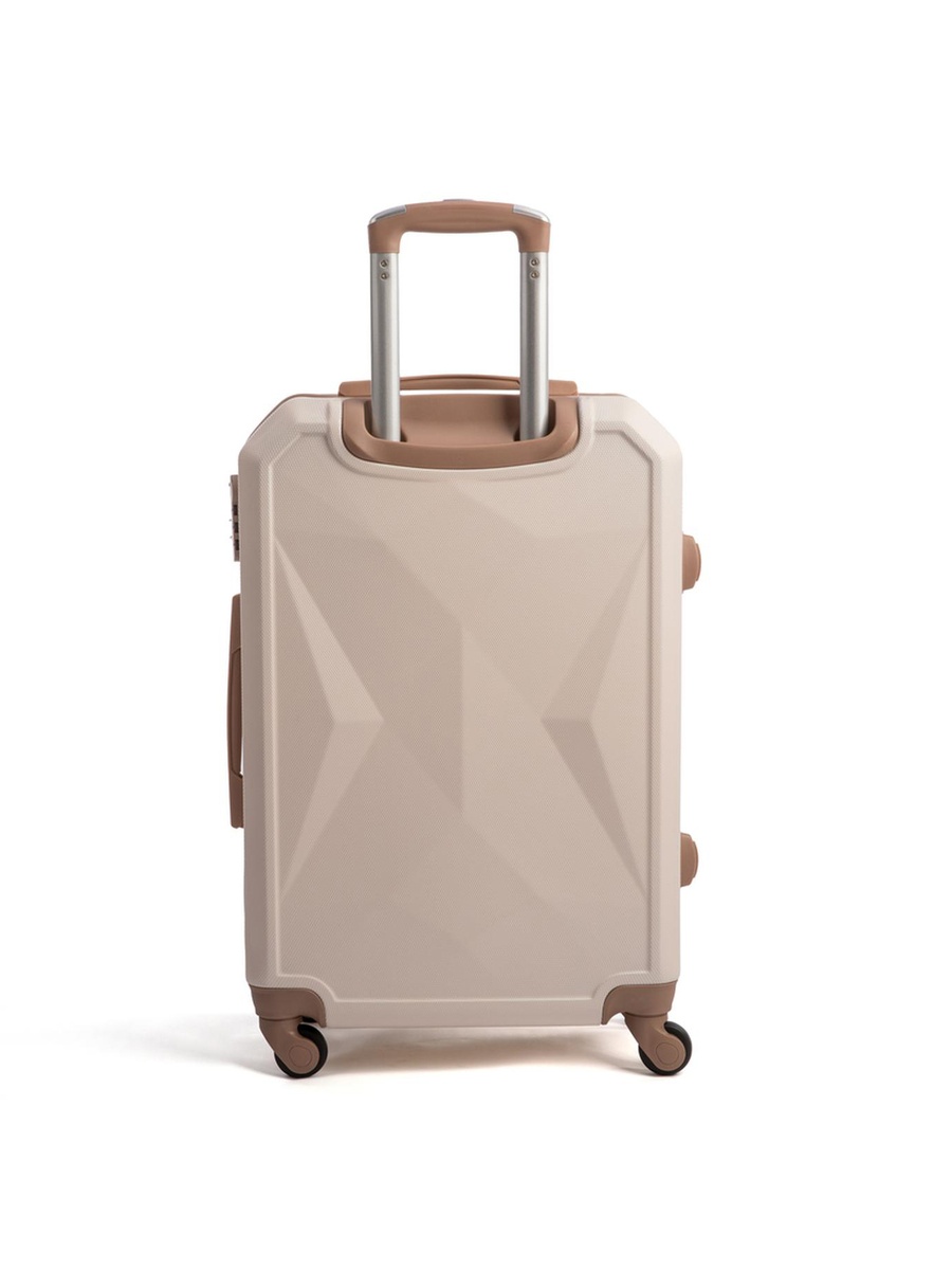 6-Piece Luggage Set with Spinner Wheels, Beige