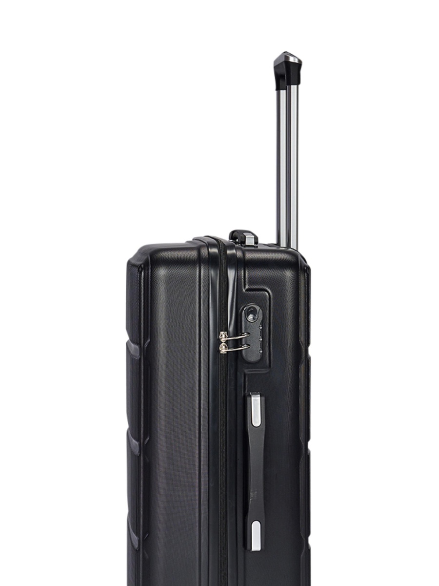 20 Inch Cabin Luggage with Hard Shell and Spinner Wheel, Blacks