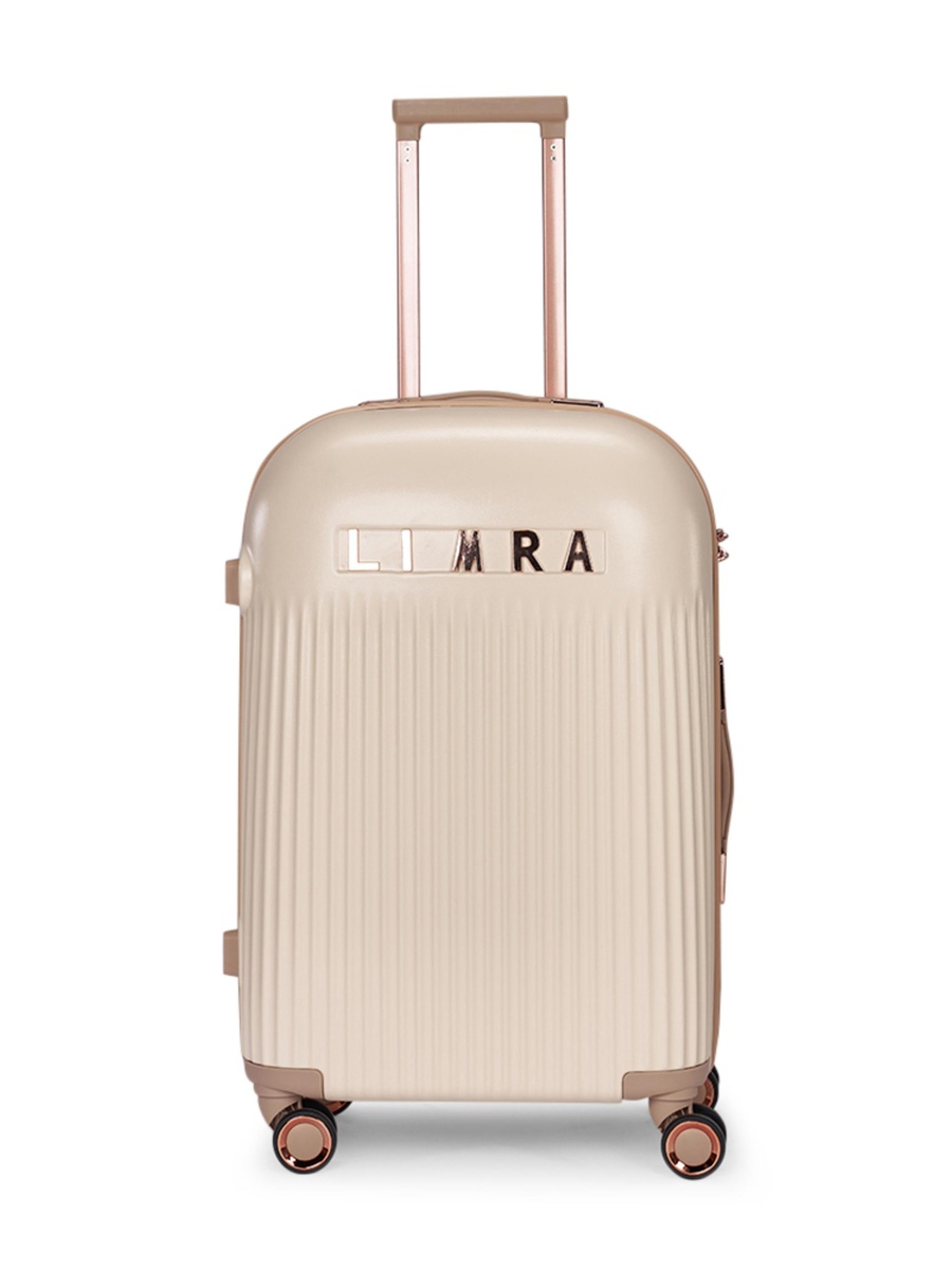 6-Piece Luggage Set with Spinner Wheels, Beige