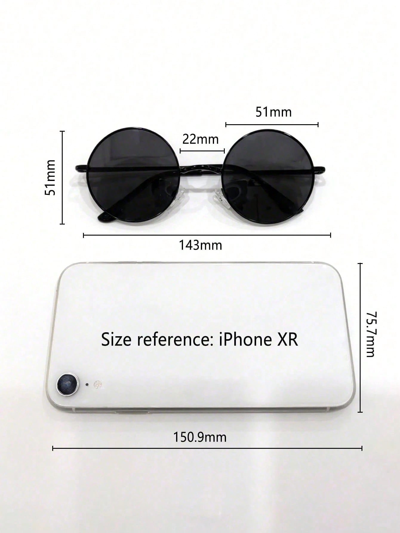 Pack of 3 - Multi-Color Round Frame Sunglasses