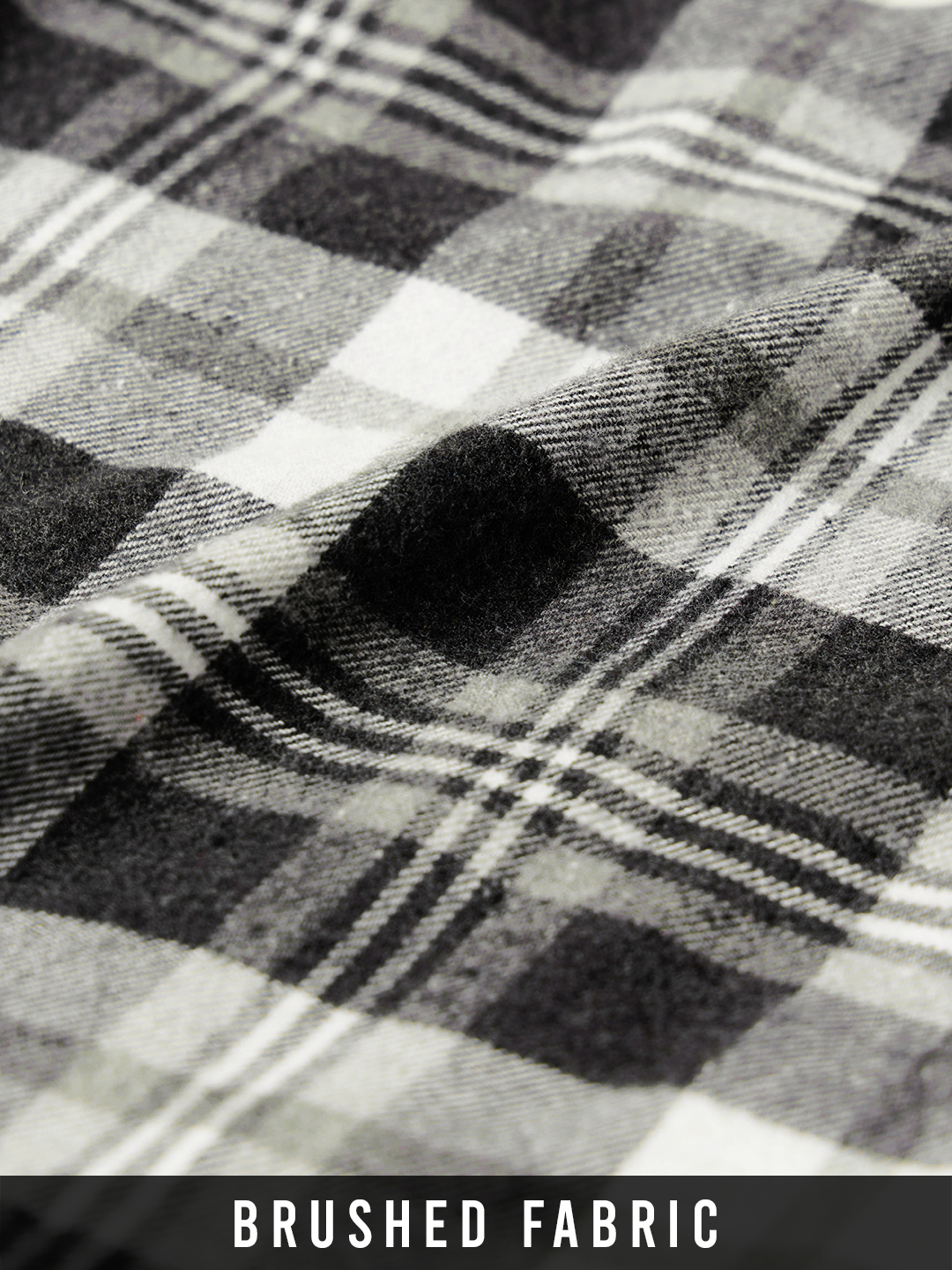 Men Multi-Check Spread Collar Shirt
