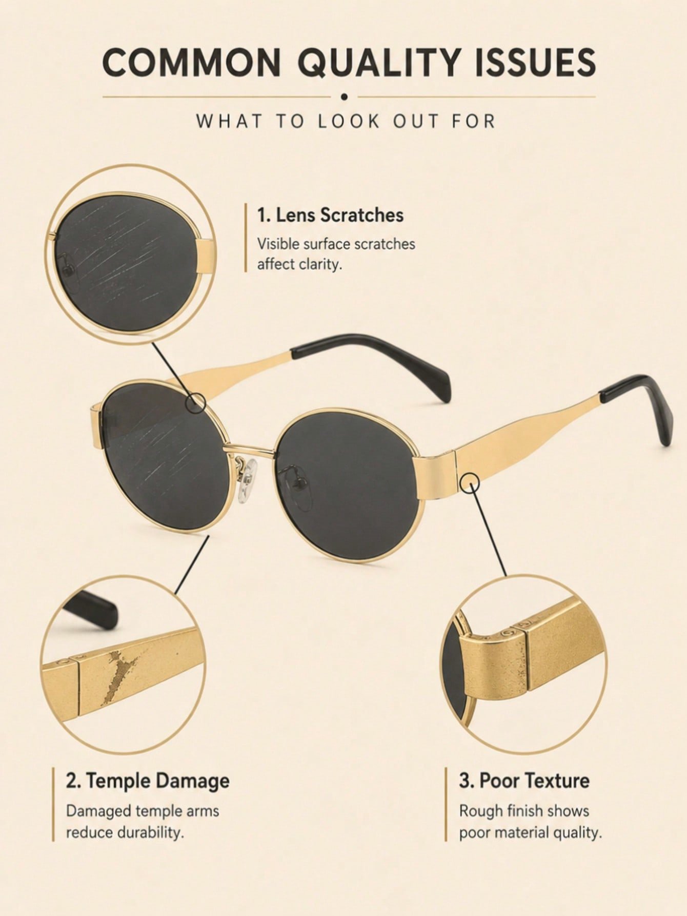 Pack of 2 - Multi-Color Oval Sunglasses