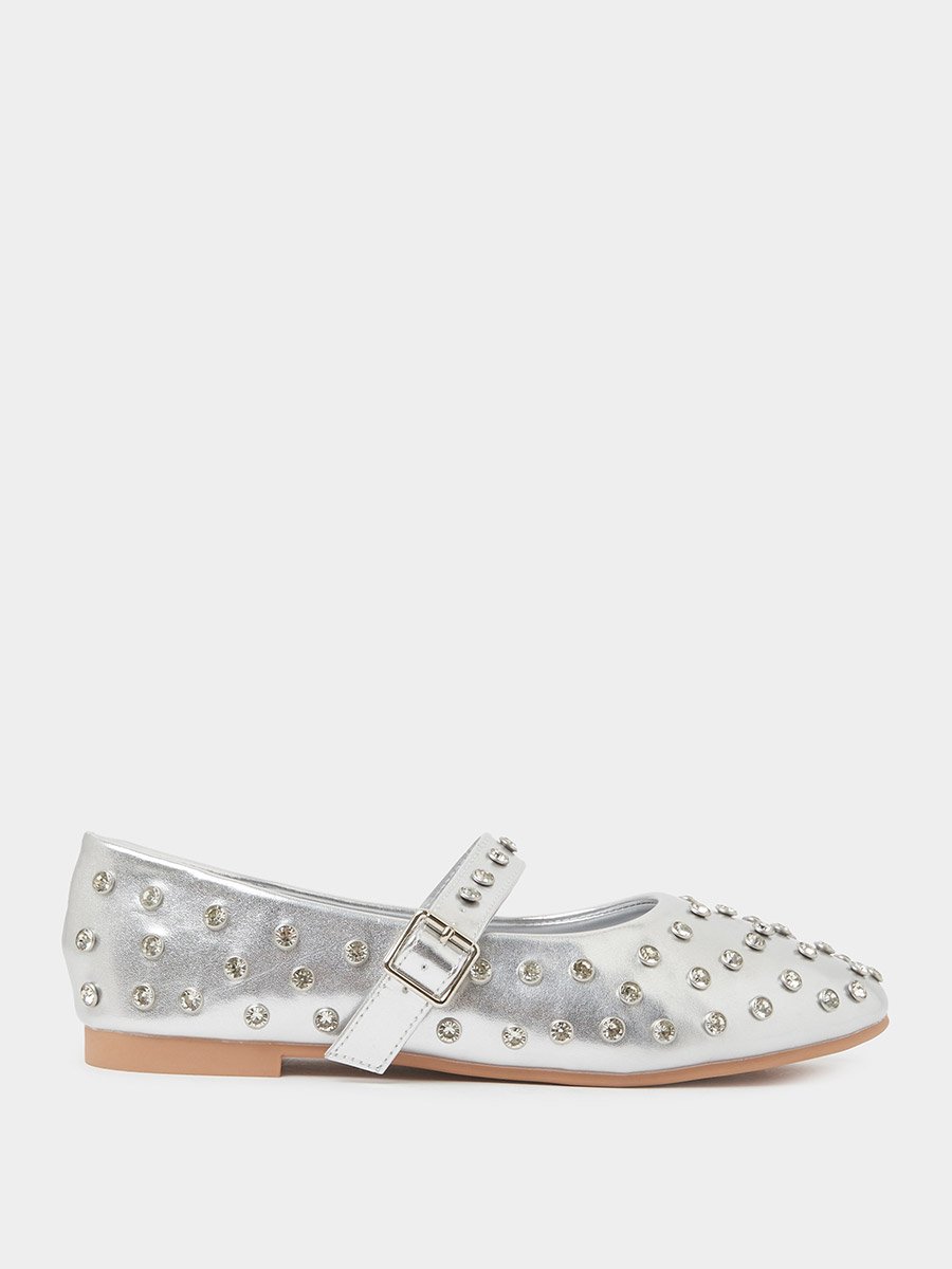 Studded Ballerinas