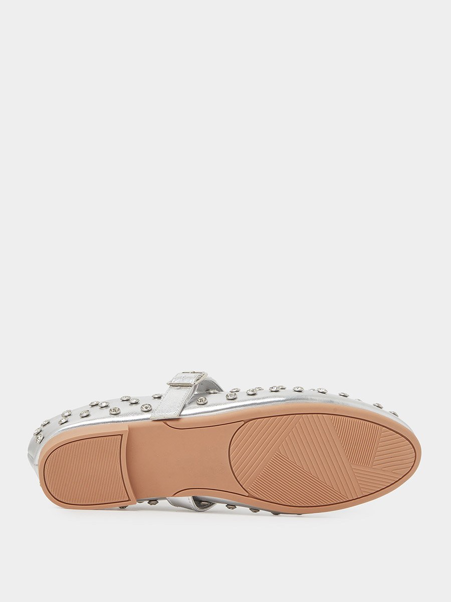 Studded Ballerinas