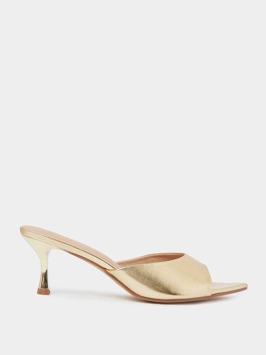 Classic Heeled Mules