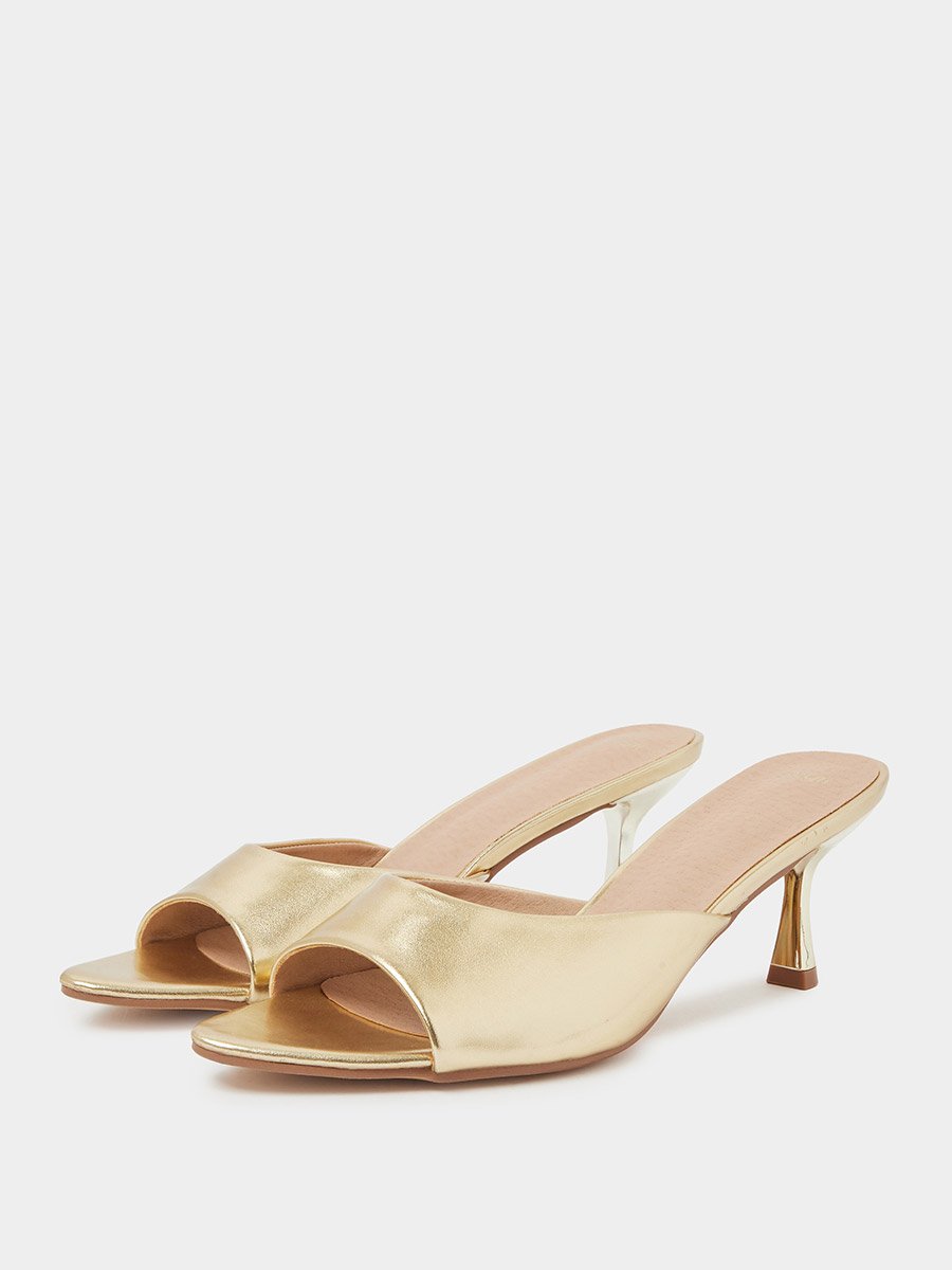 Classic Heeled Mules