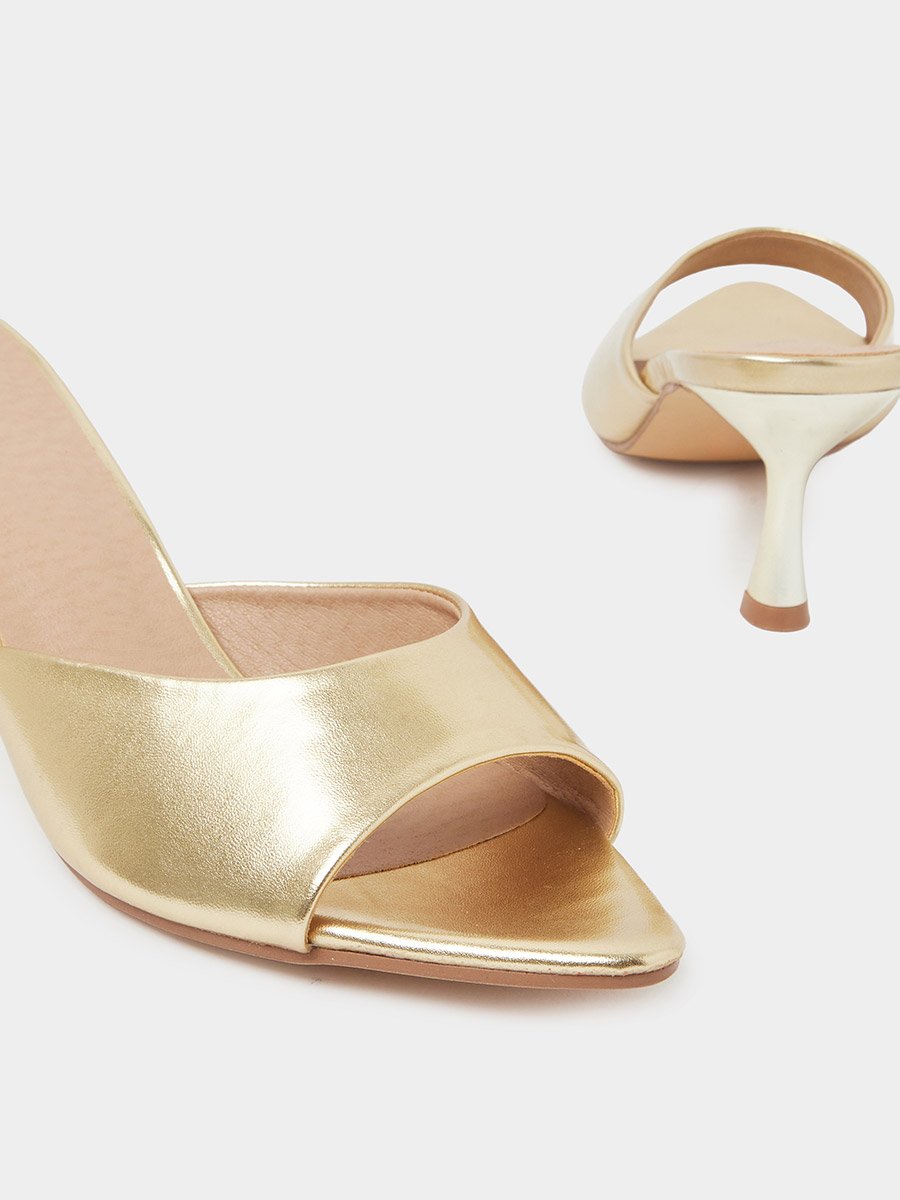Classic Heeled Mules