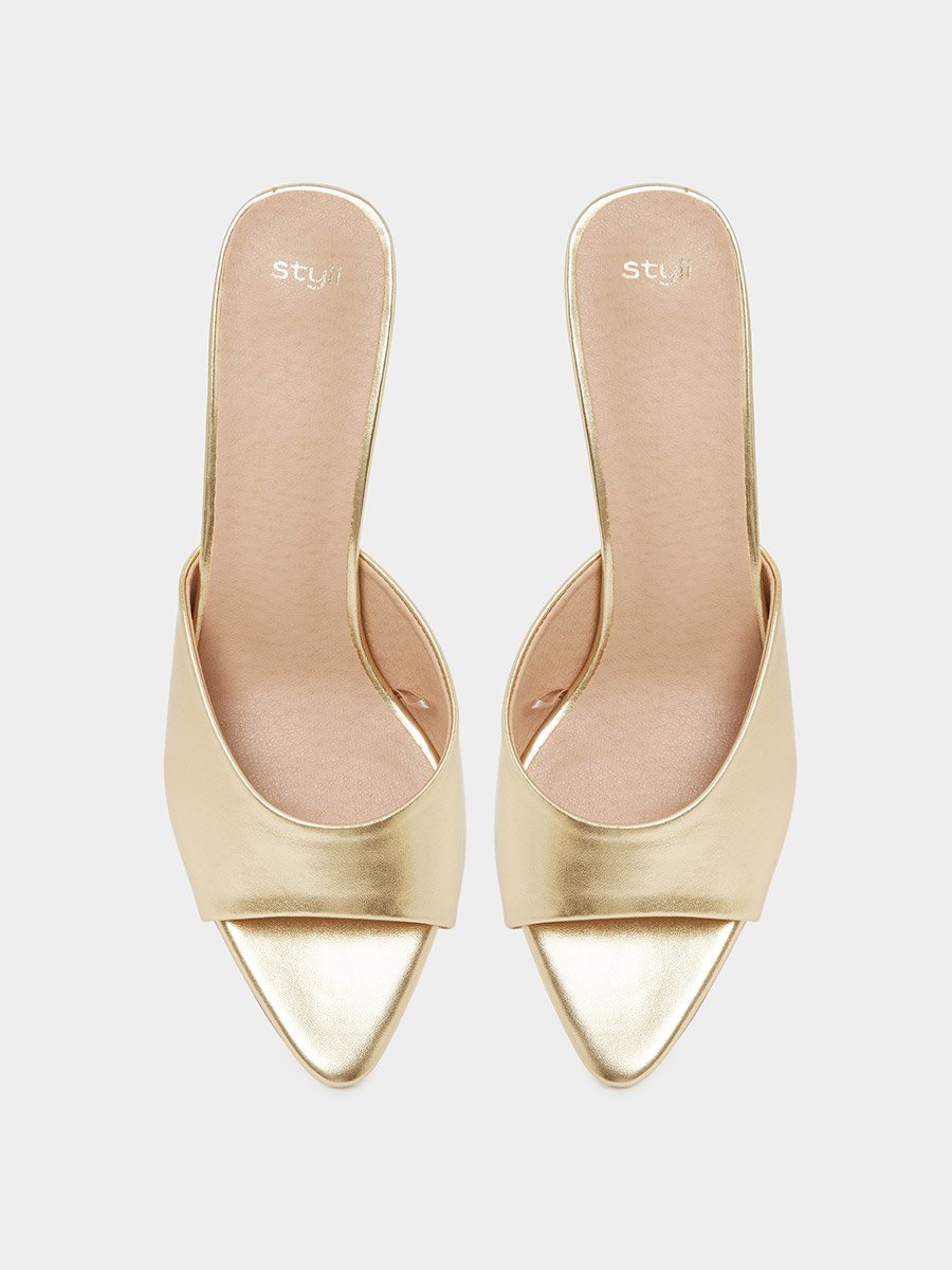 Classic Heeled Mules