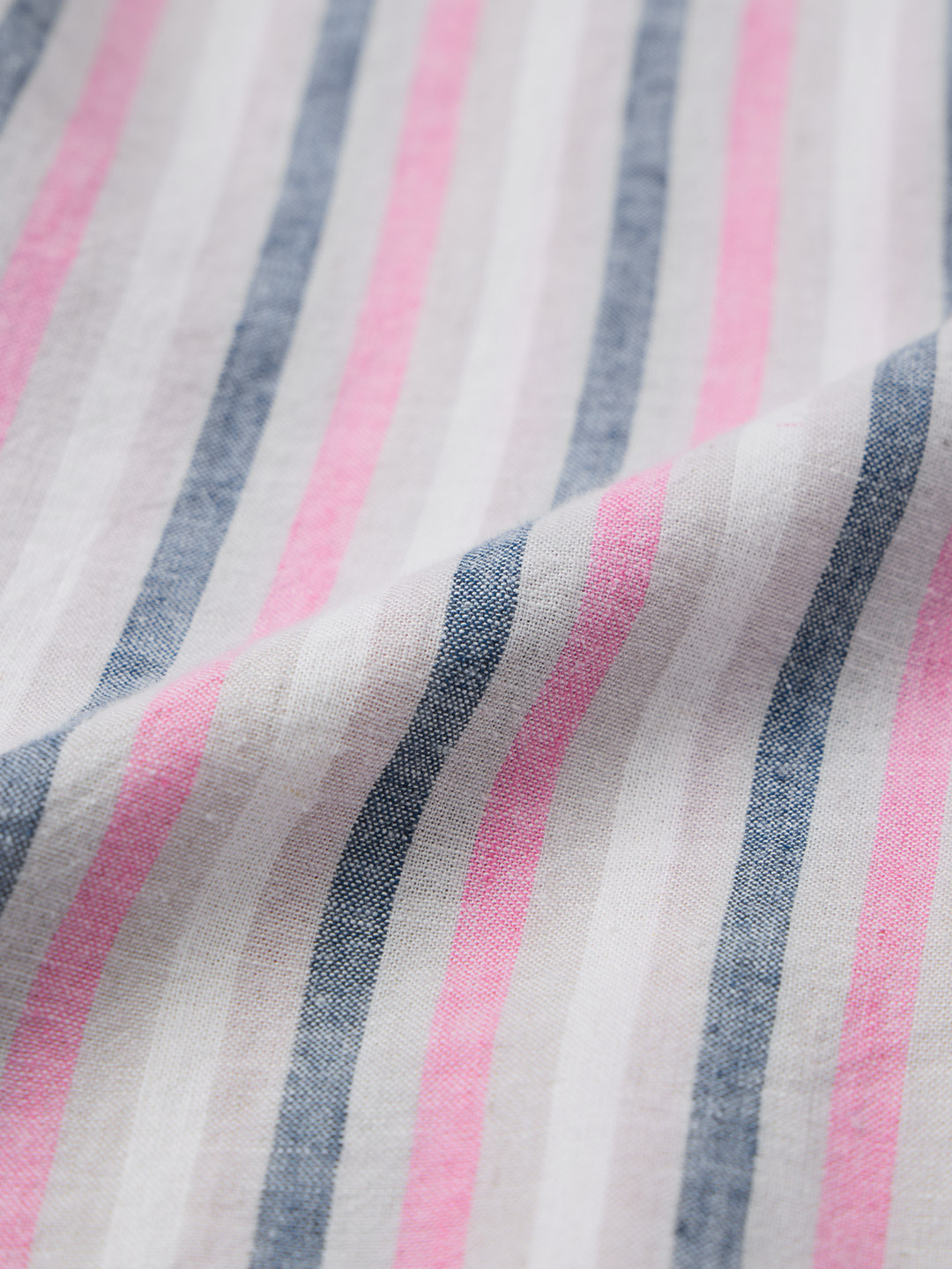 Oversized Striped Linen Blend Shirt