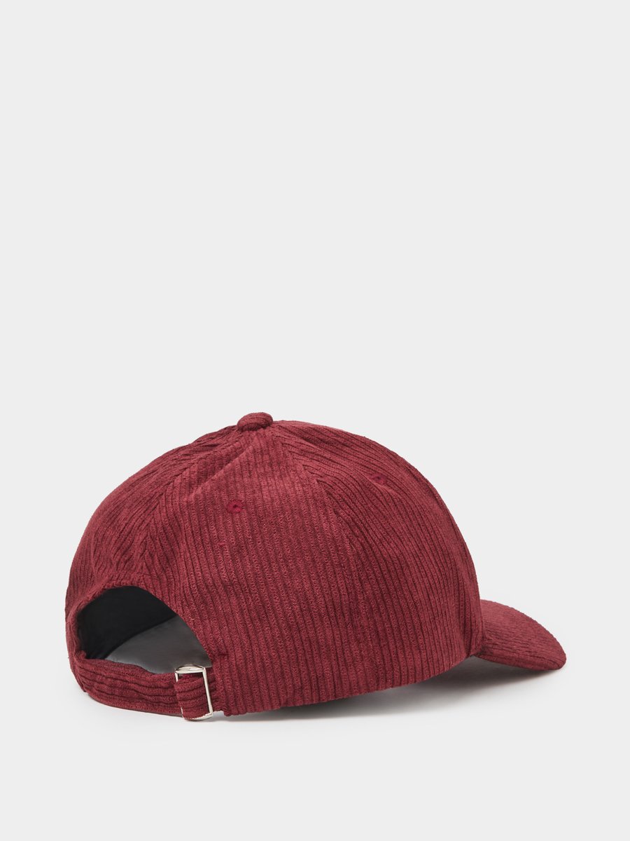 Burgundy Solid Velvet Cap