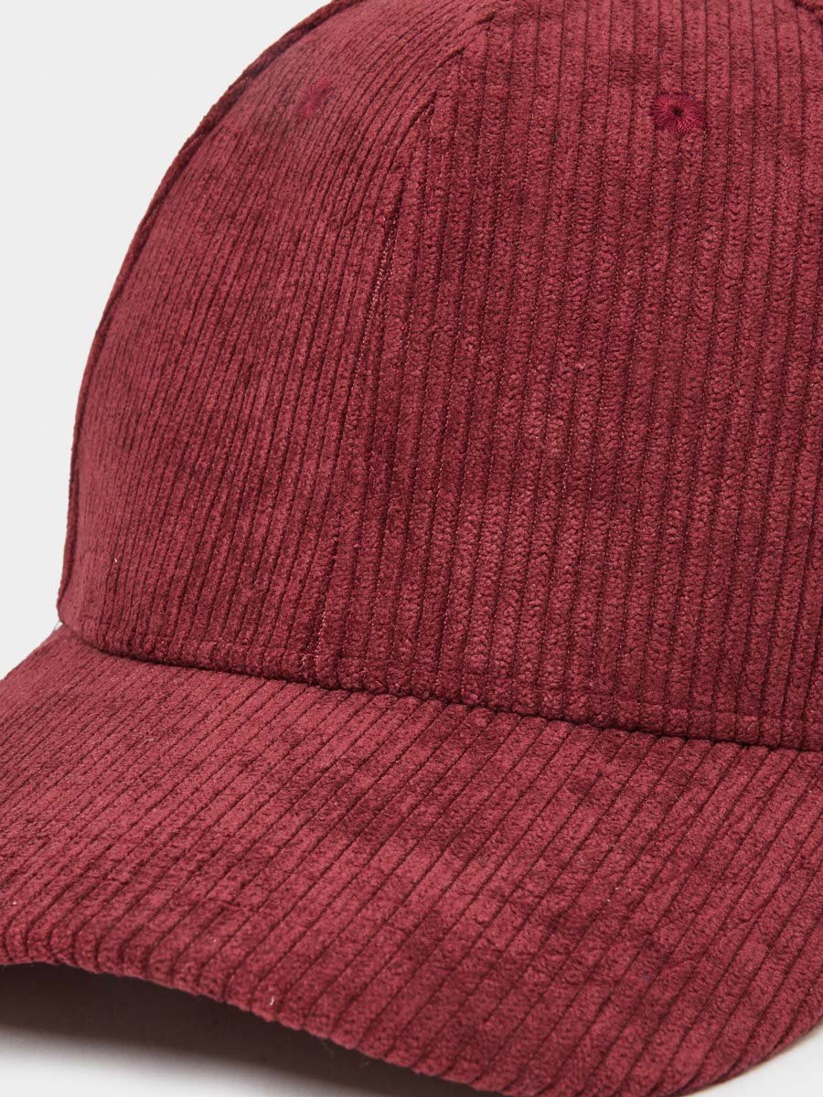 Burgundy Solid Velvet Cap
