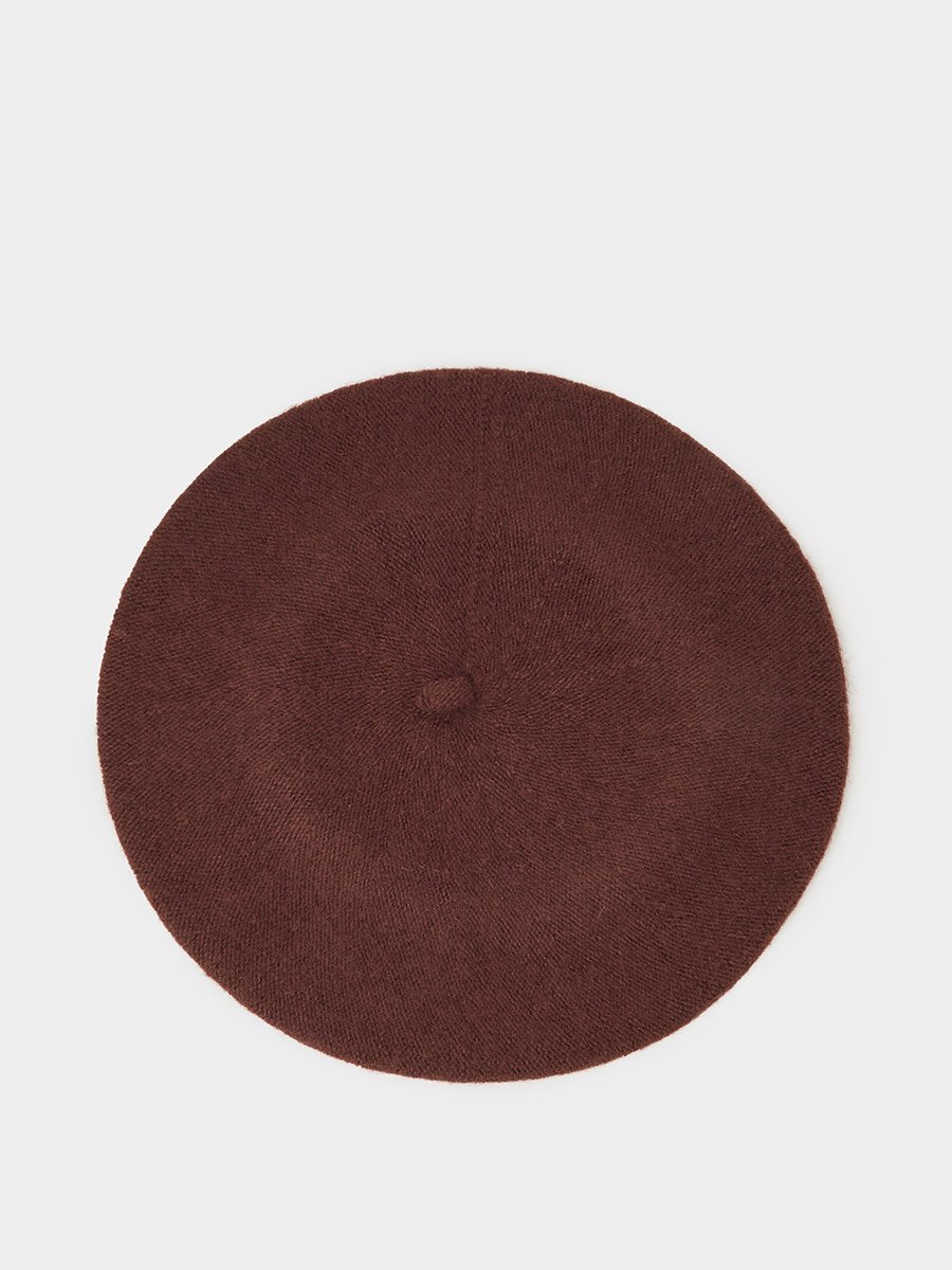 Brown Plain Beret