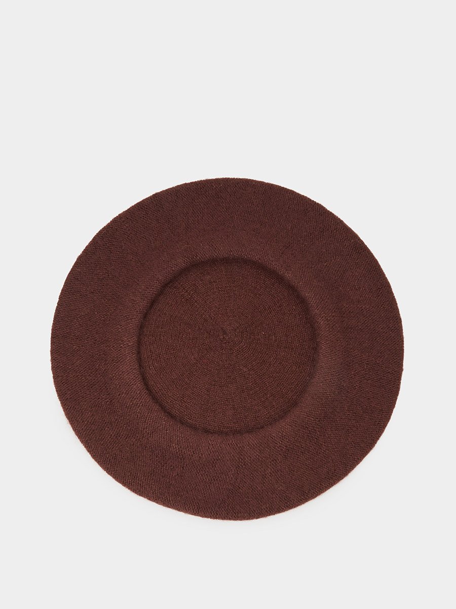 Brown Plain Beret