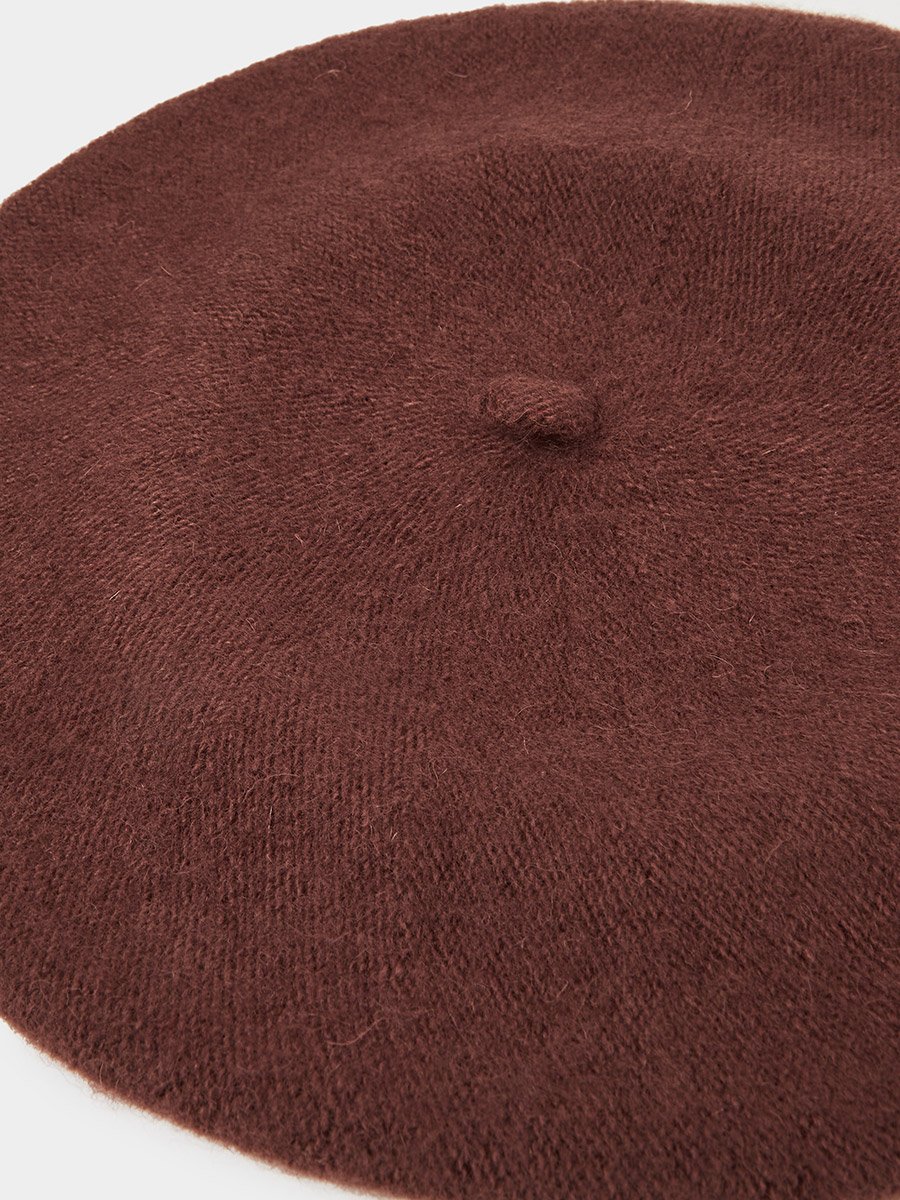Brown Plain Beret