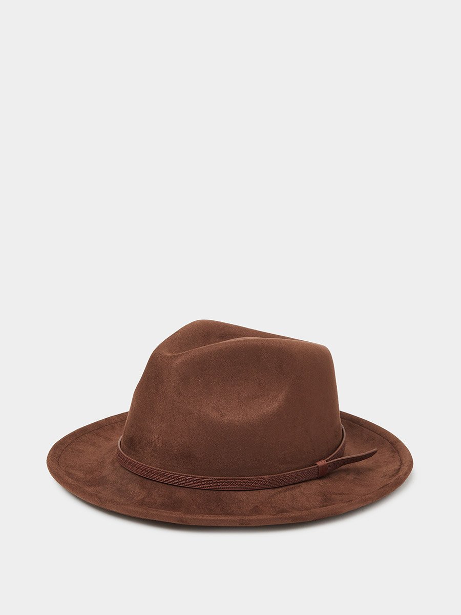 Brown Fedora Hat
