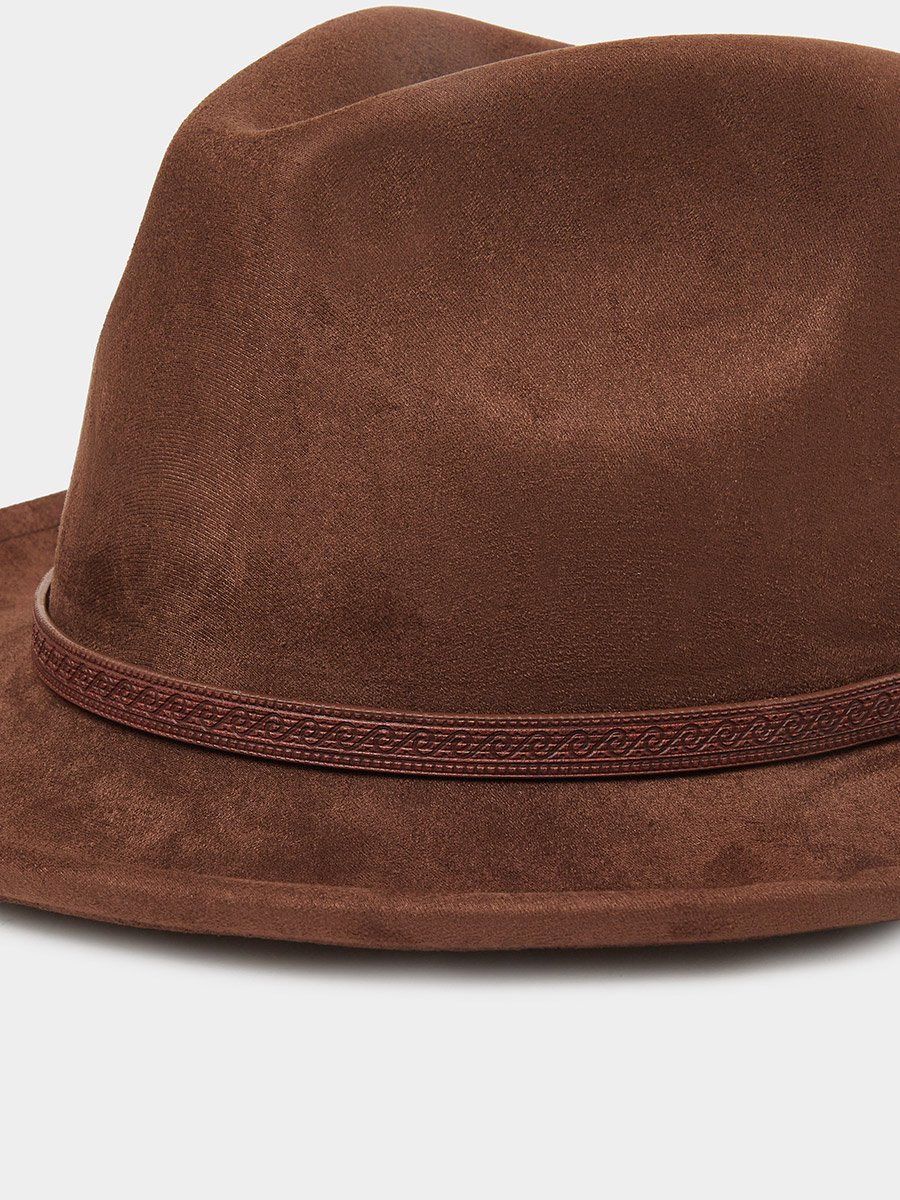 Brown Fedora Hat