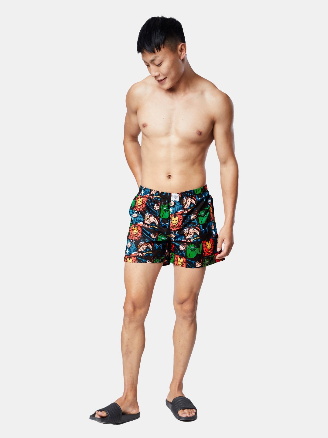 Marvel Comics Black Boxers