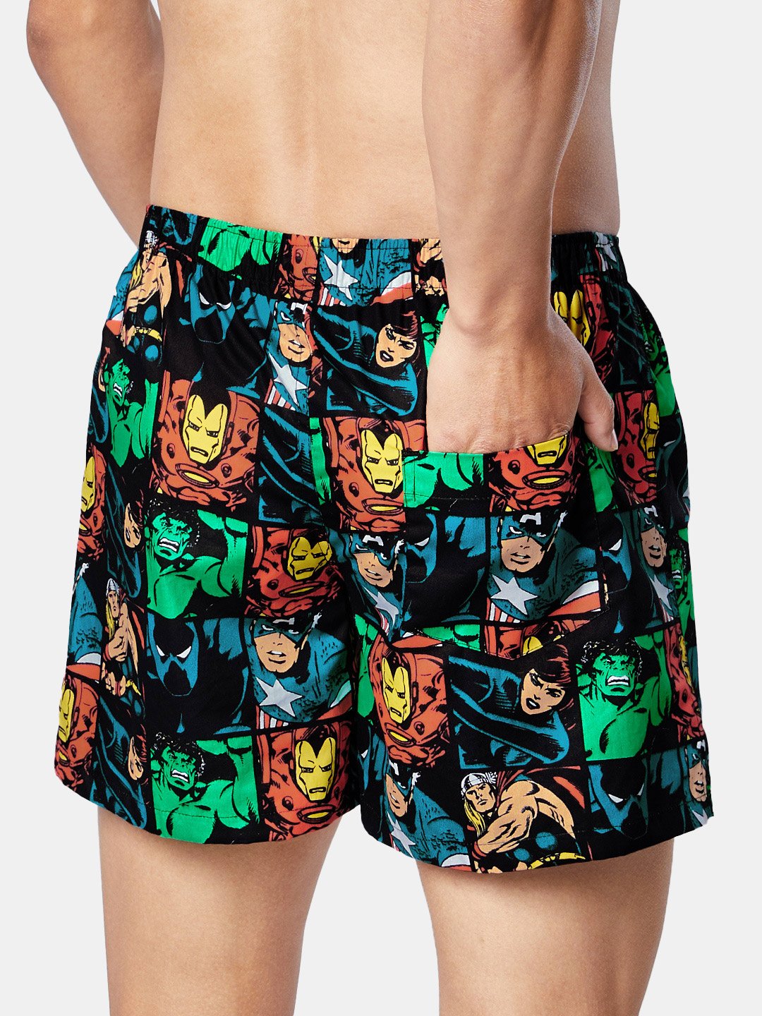 Marvel Comics Black Boxers