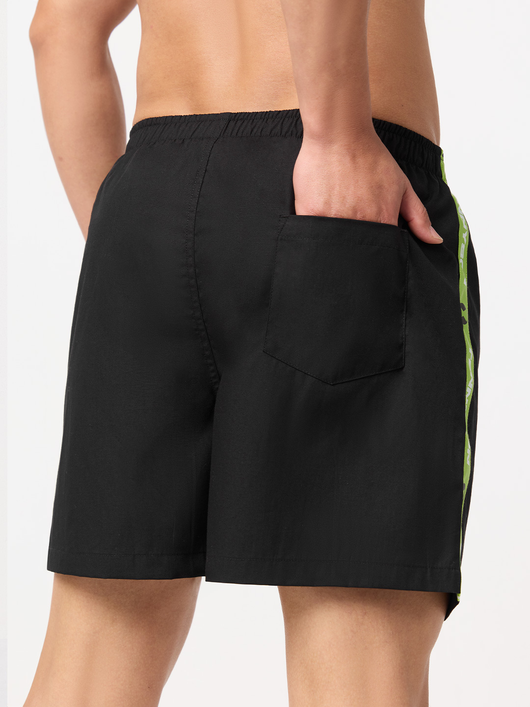 Men Ben 10 Black Boxers with Side Tape