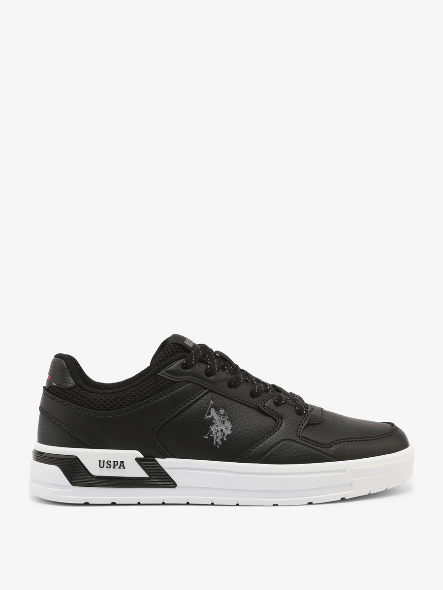 Black Logo Detail Low Top Sneakers