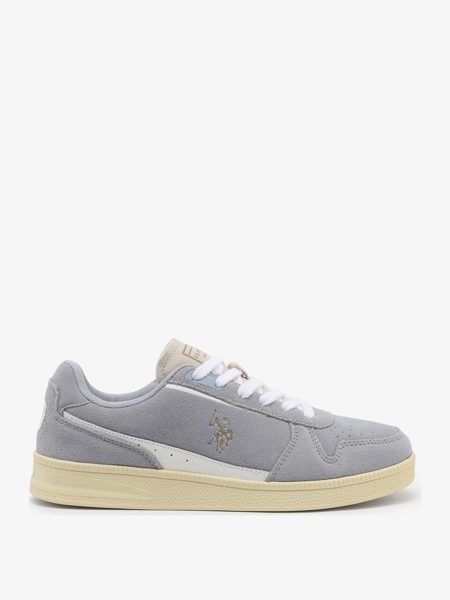 Grey Suede Casual Sneakers