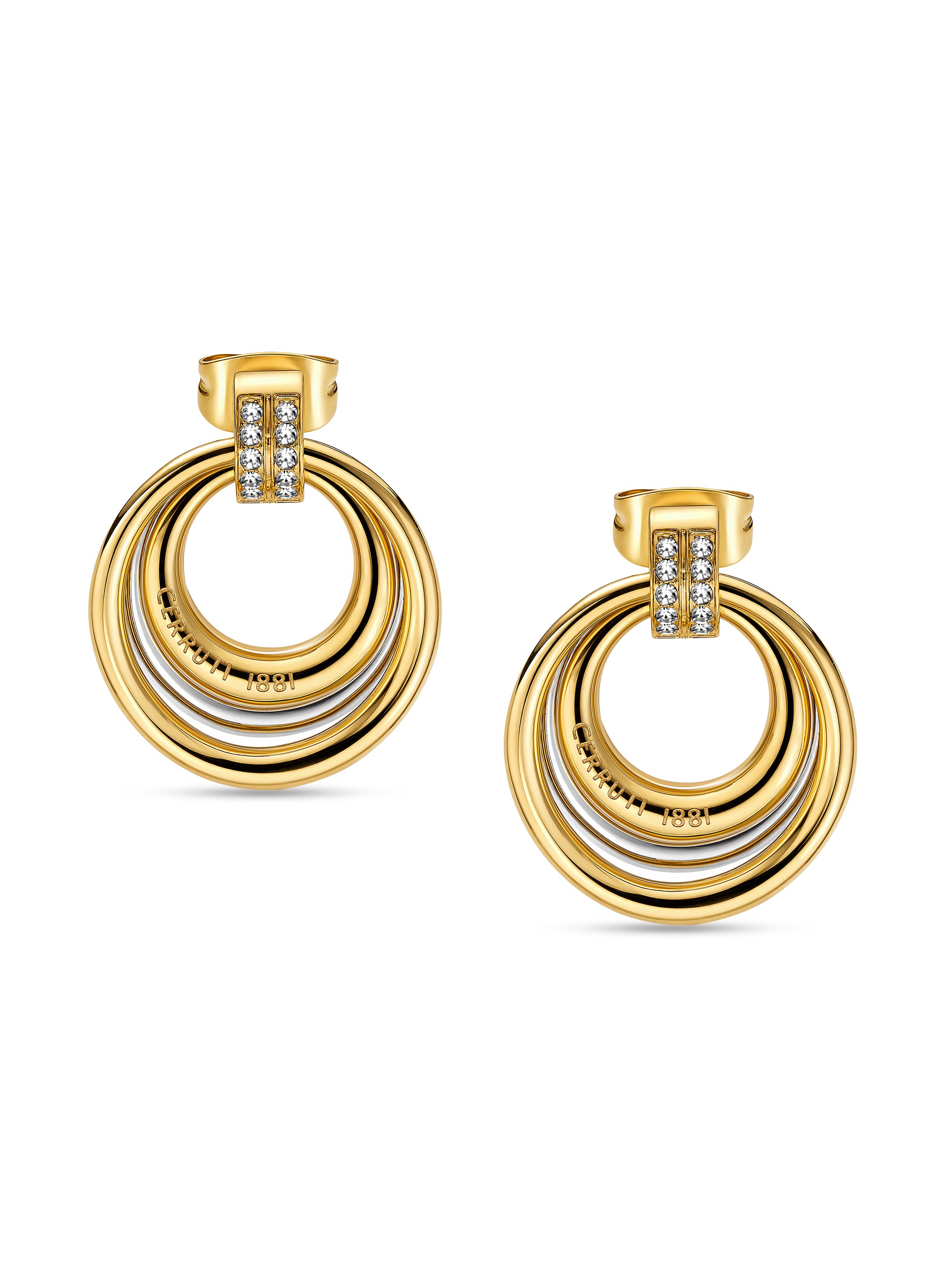 Gisella Women Stainless Steel Drop Earrings