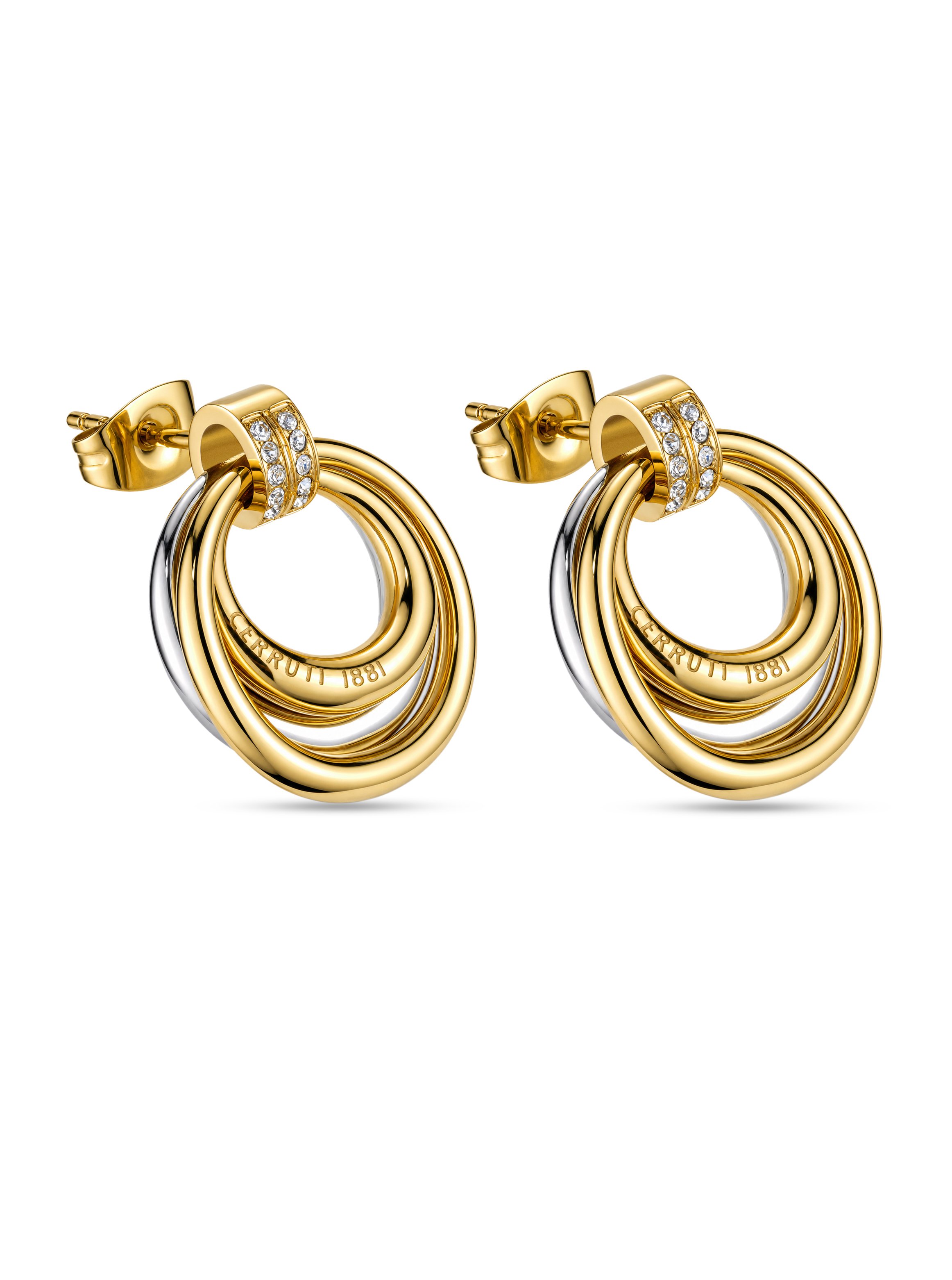 Gisella Women Stainless Steel Drop Earrings