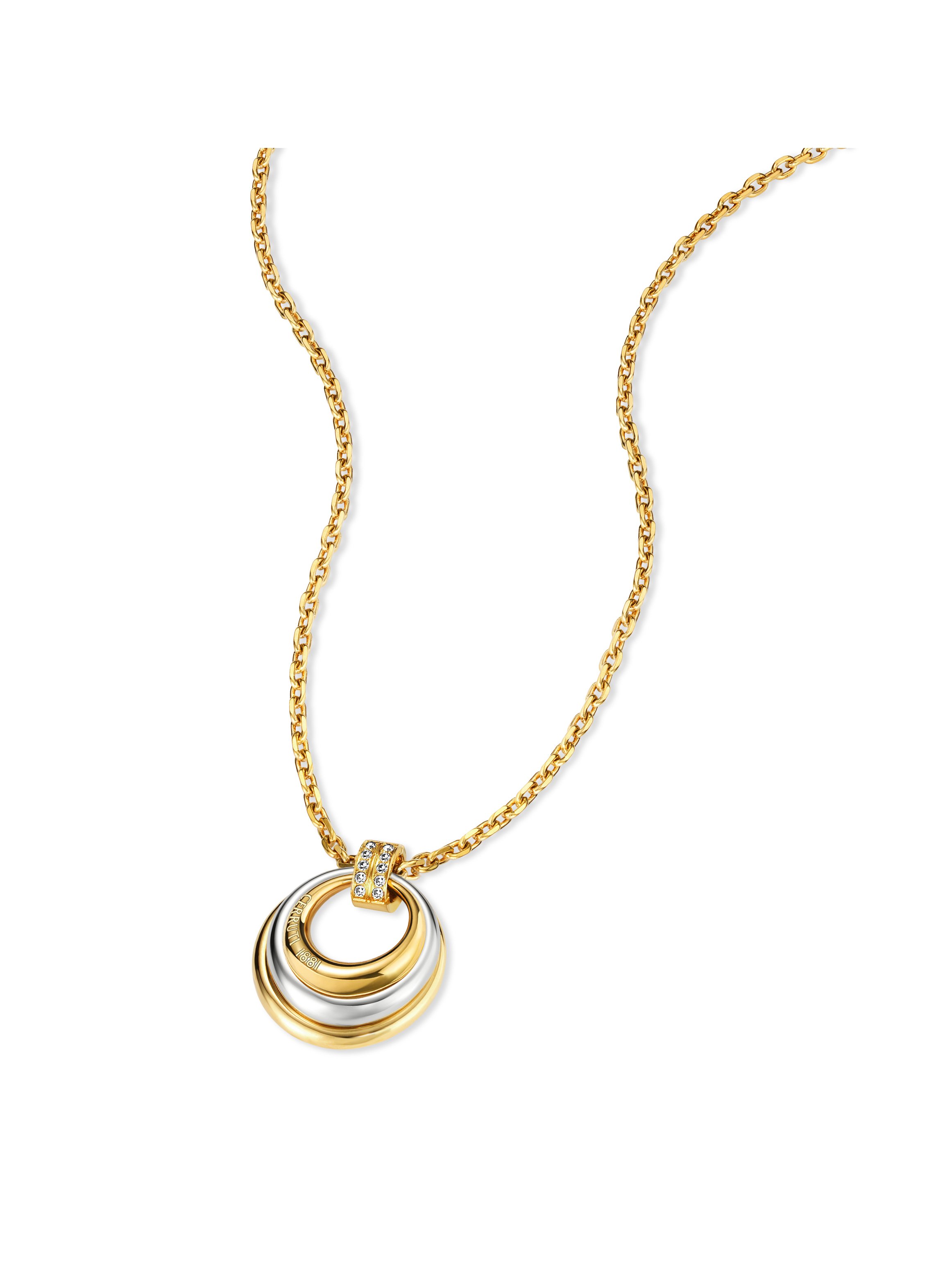 Gisella Women Gold Plated Stainless Steel Pendant Necklace