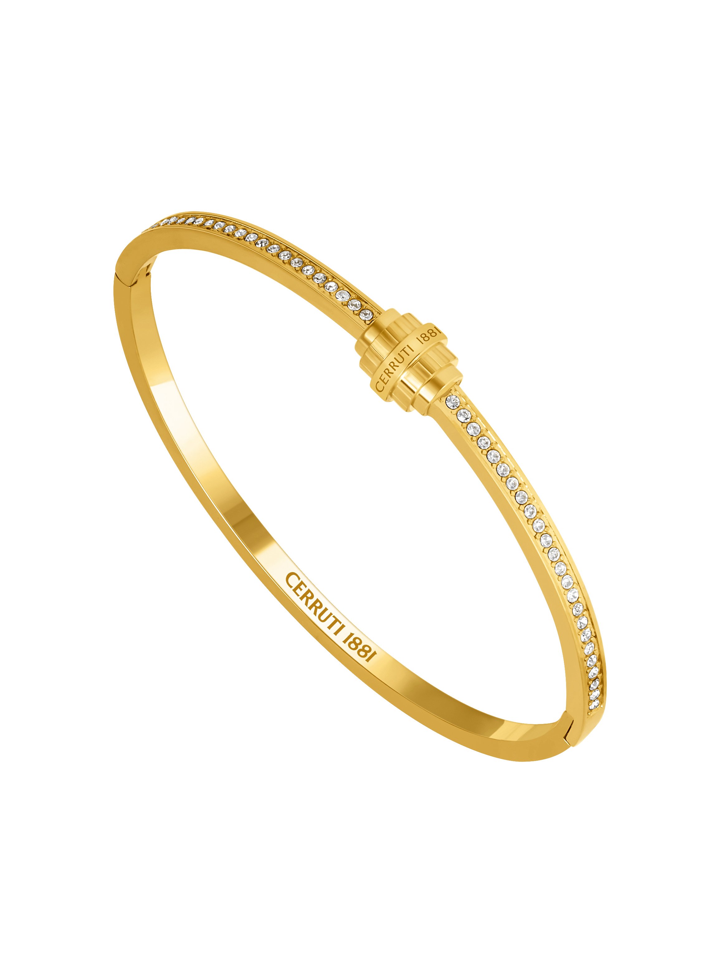 Carmen Women Gold Plated Stainless Steel Bangle