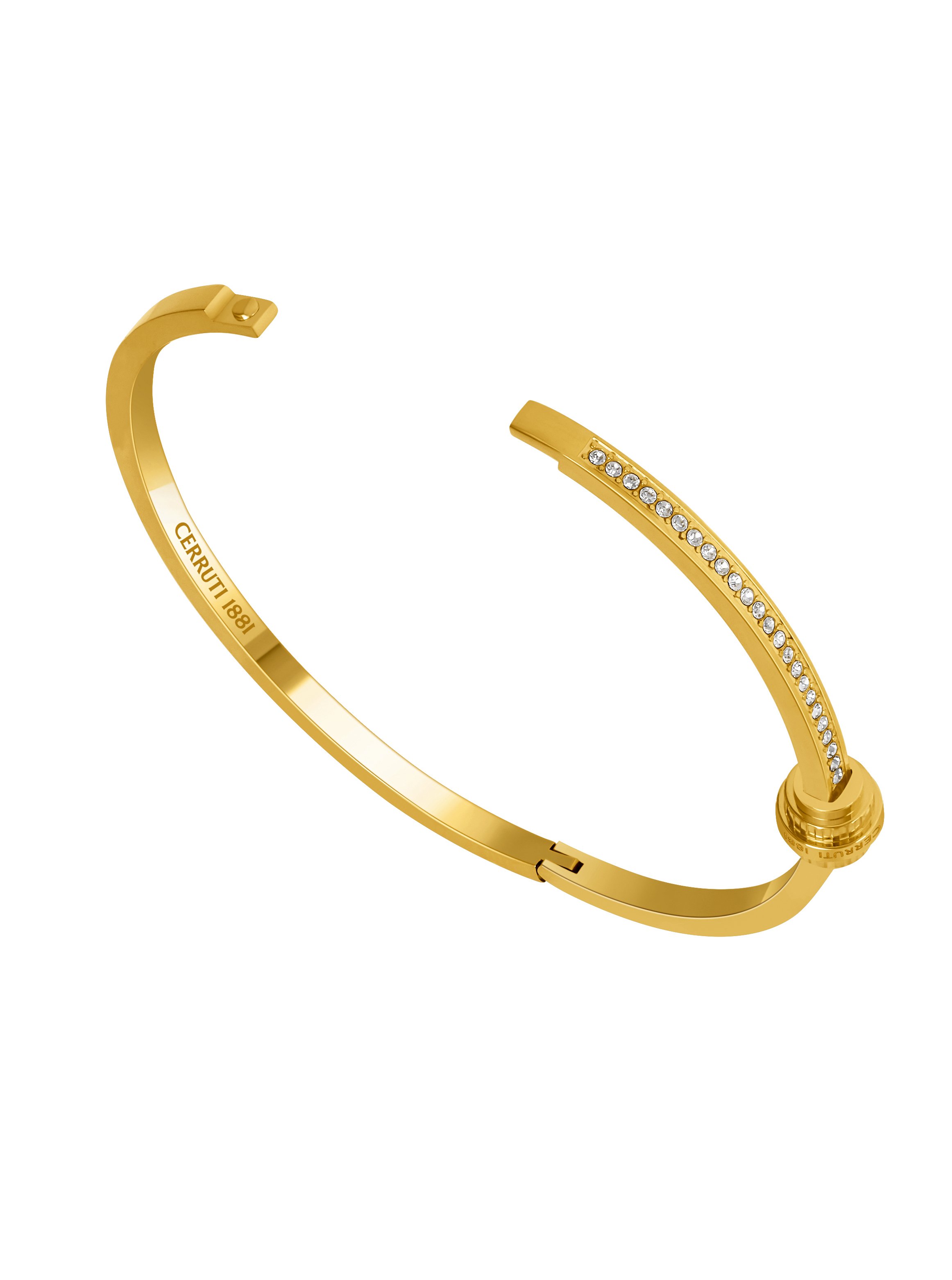 Carmen Women Gold Plated Stainless Steel Bangle