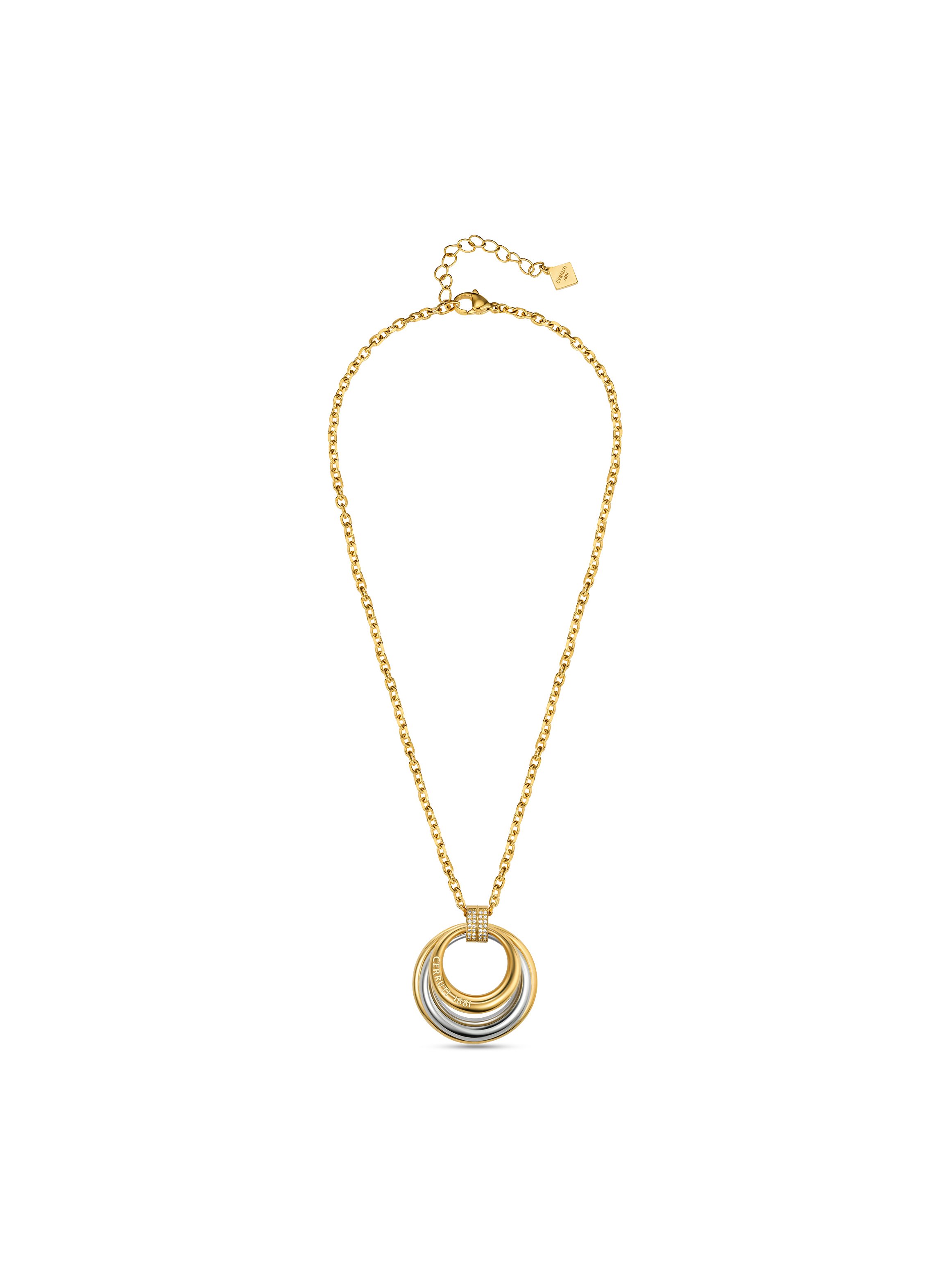 Gisella Women Gold Plated Stainless Steel Pendant Necklace