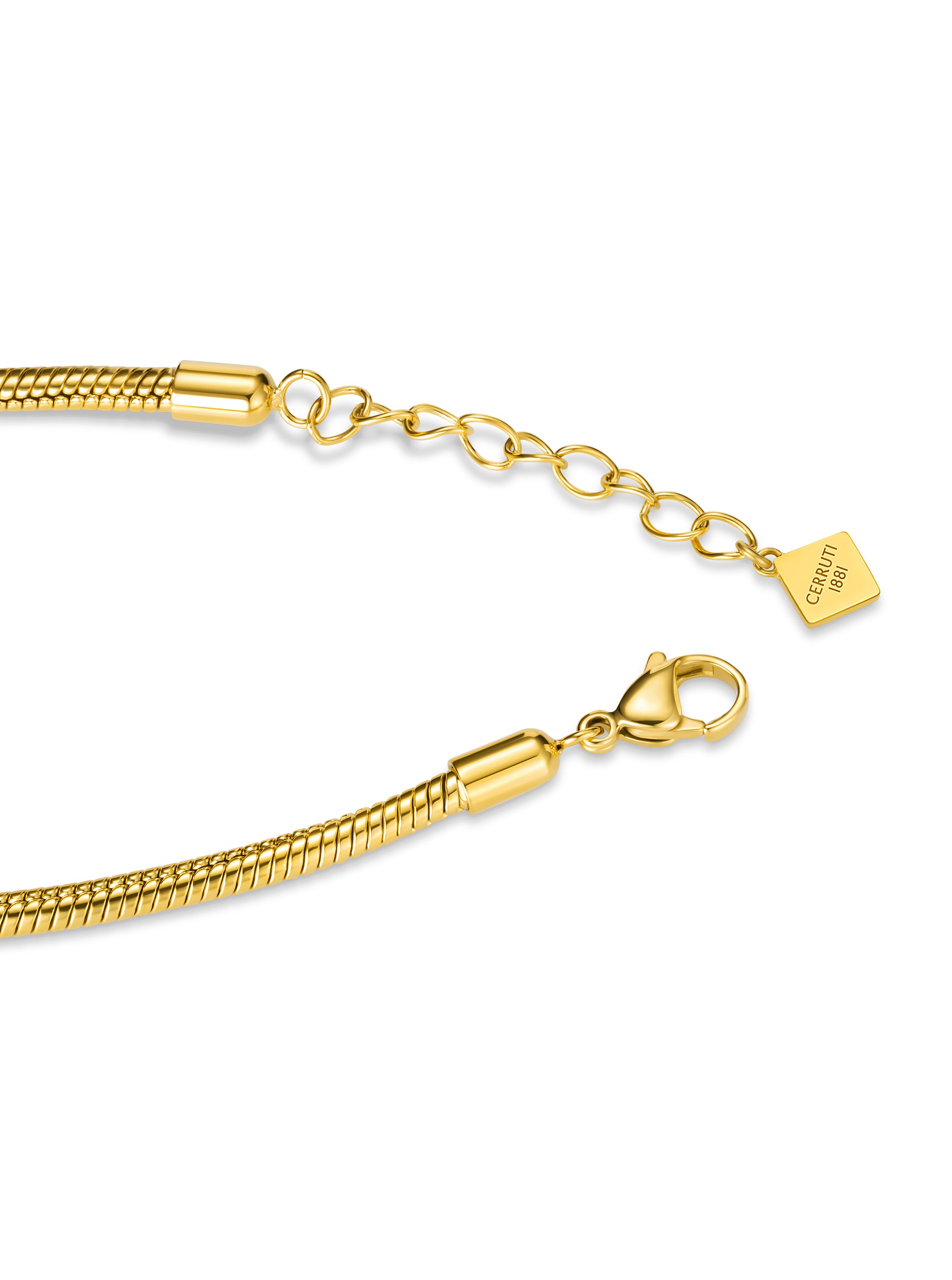 Tiziana Women Gold Plated Stainless Steel Snake Chain Bracelet