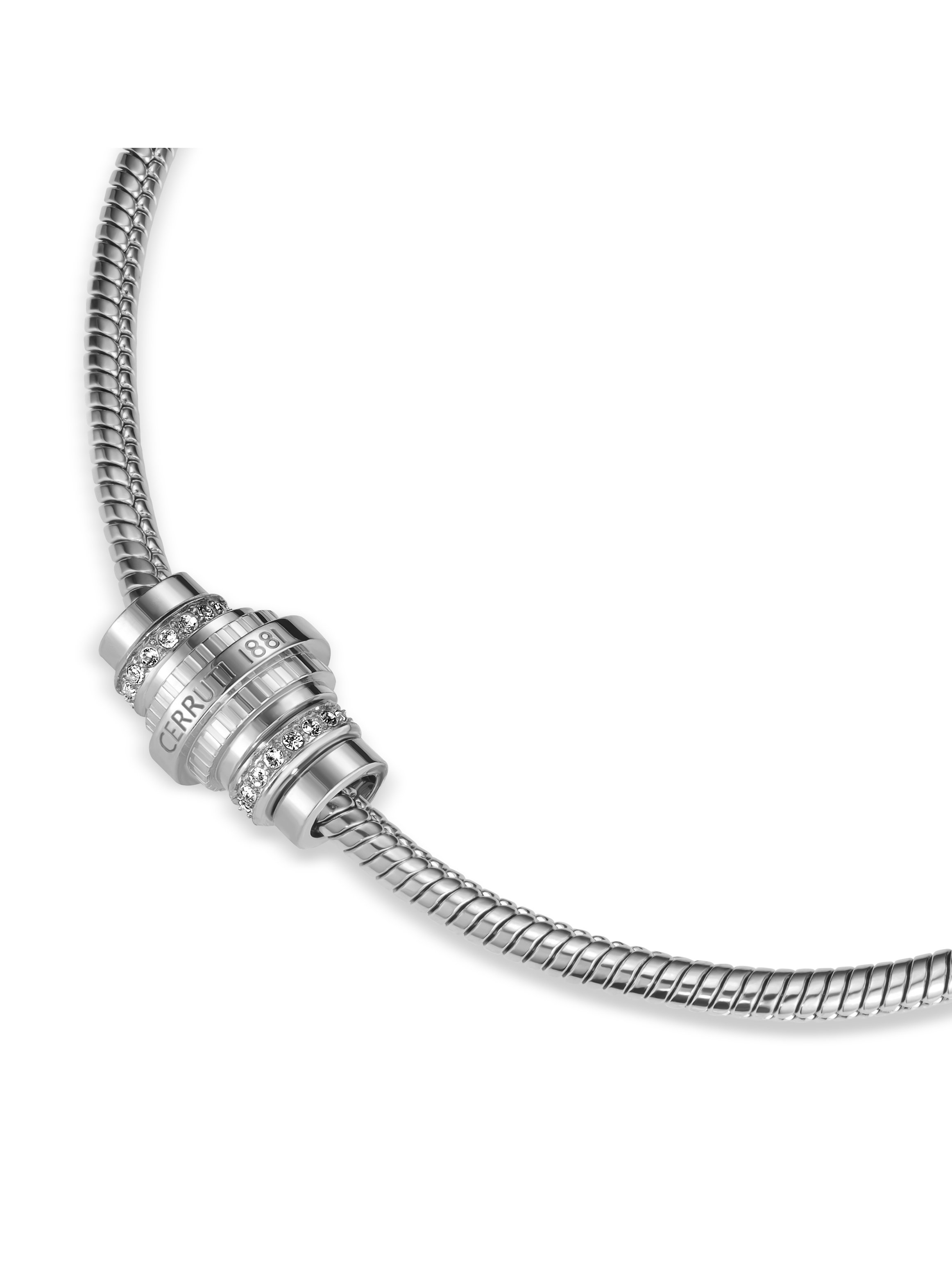 Tiziana Women Stainless Steel Snake Chain Bracelet