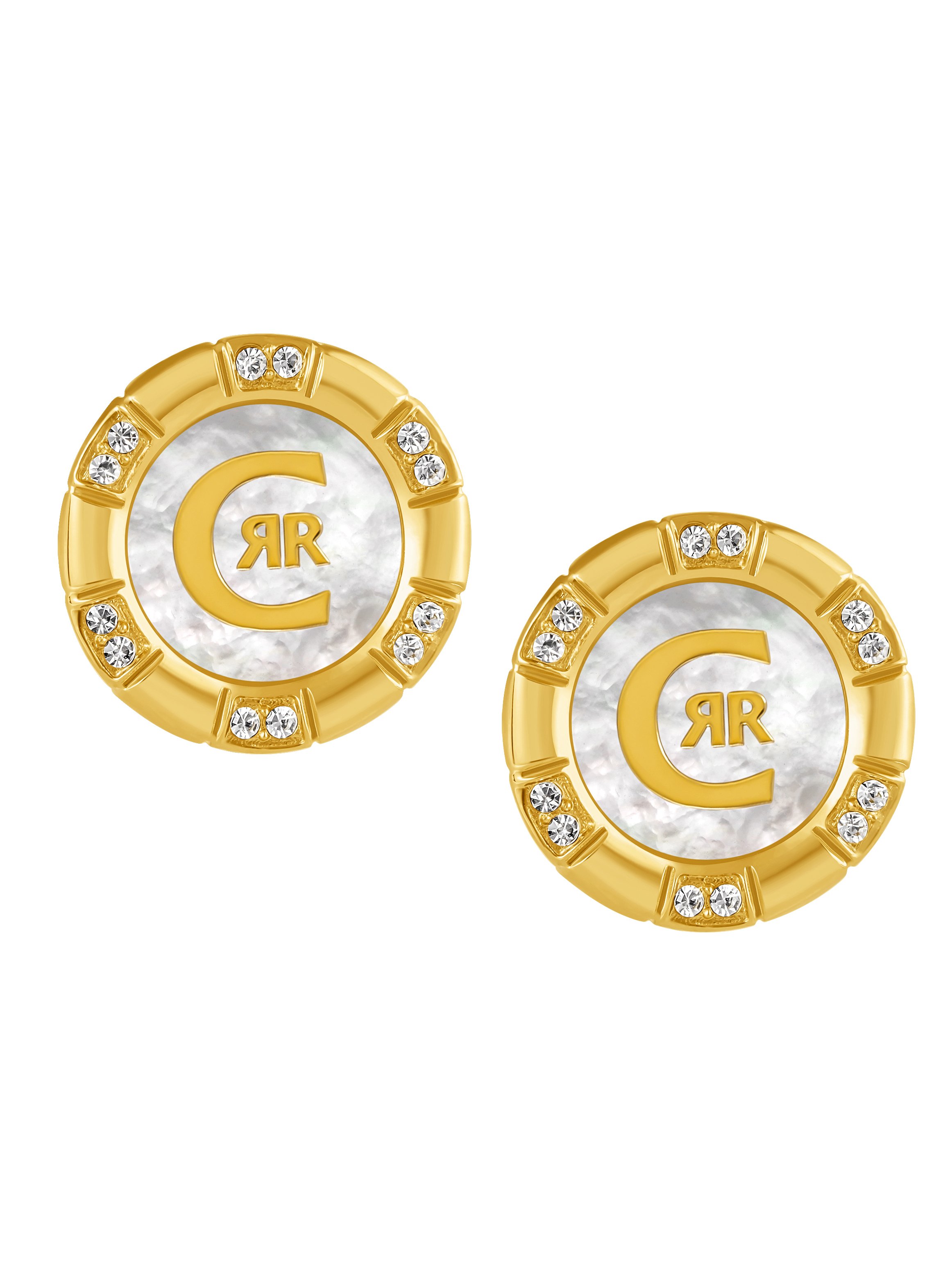 Debora Women Gold Plated Stainless Steel Stud Earrings