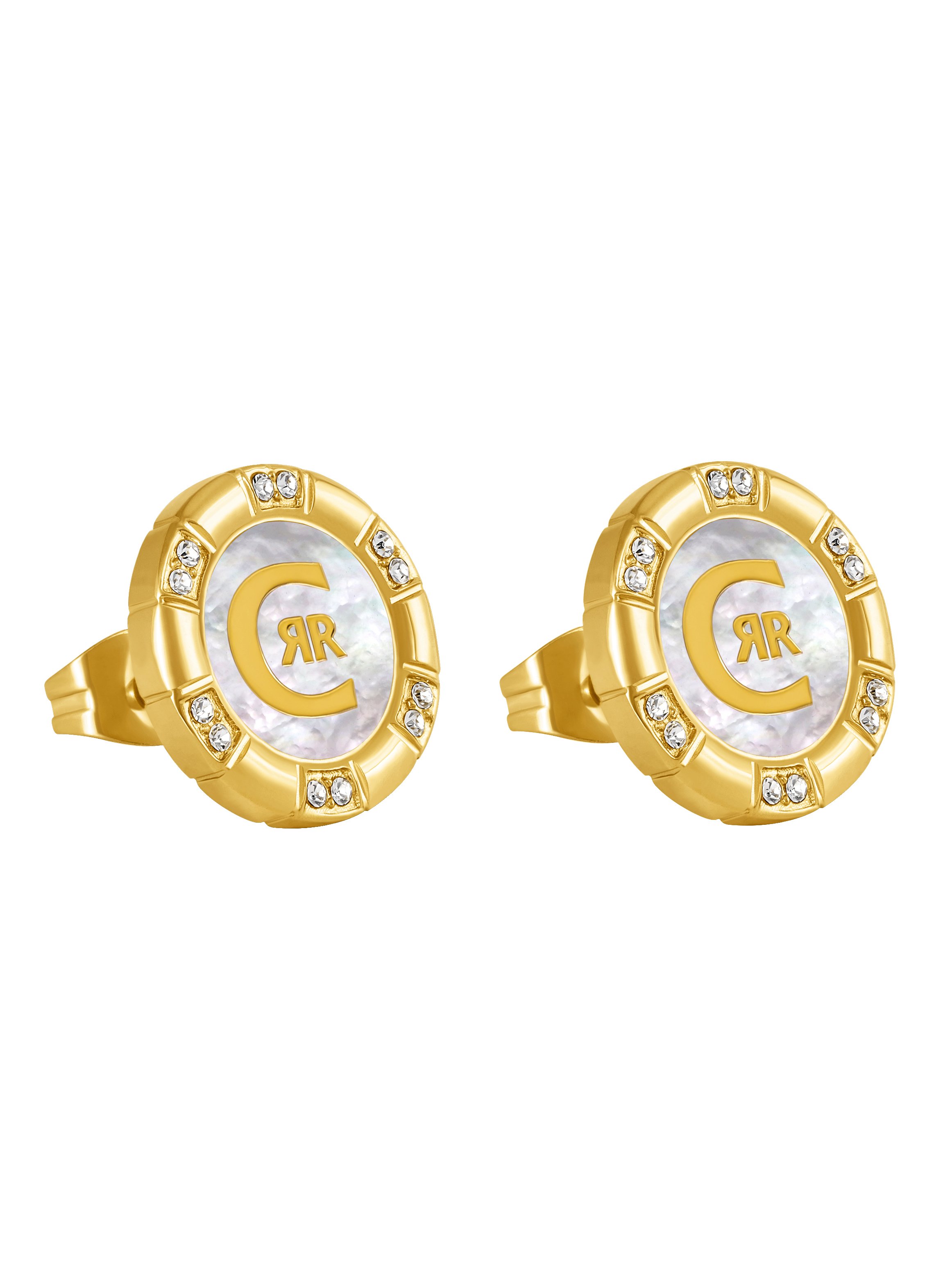 Debora Women Gold Plated Stainless Steel Stud Earrings