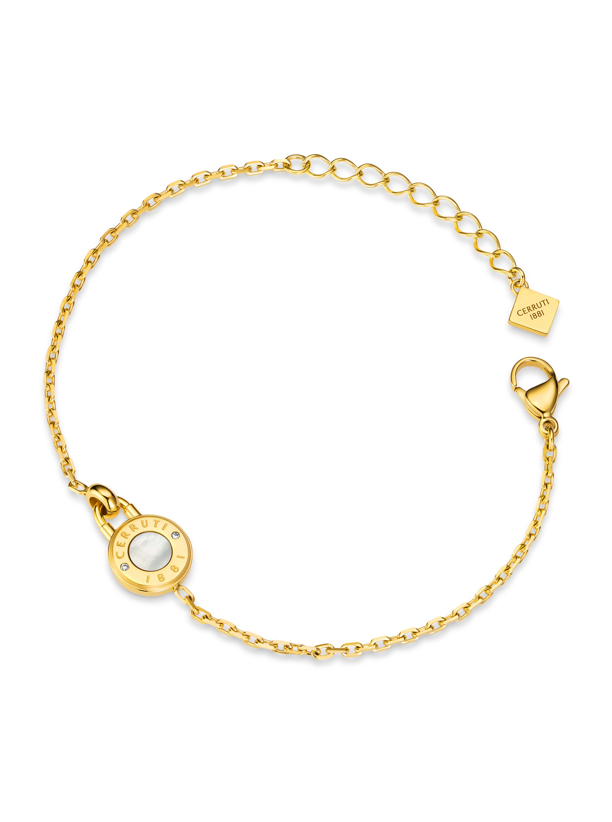 Vittoria Women Gold Plated Stainless Steel Chain Bracelet