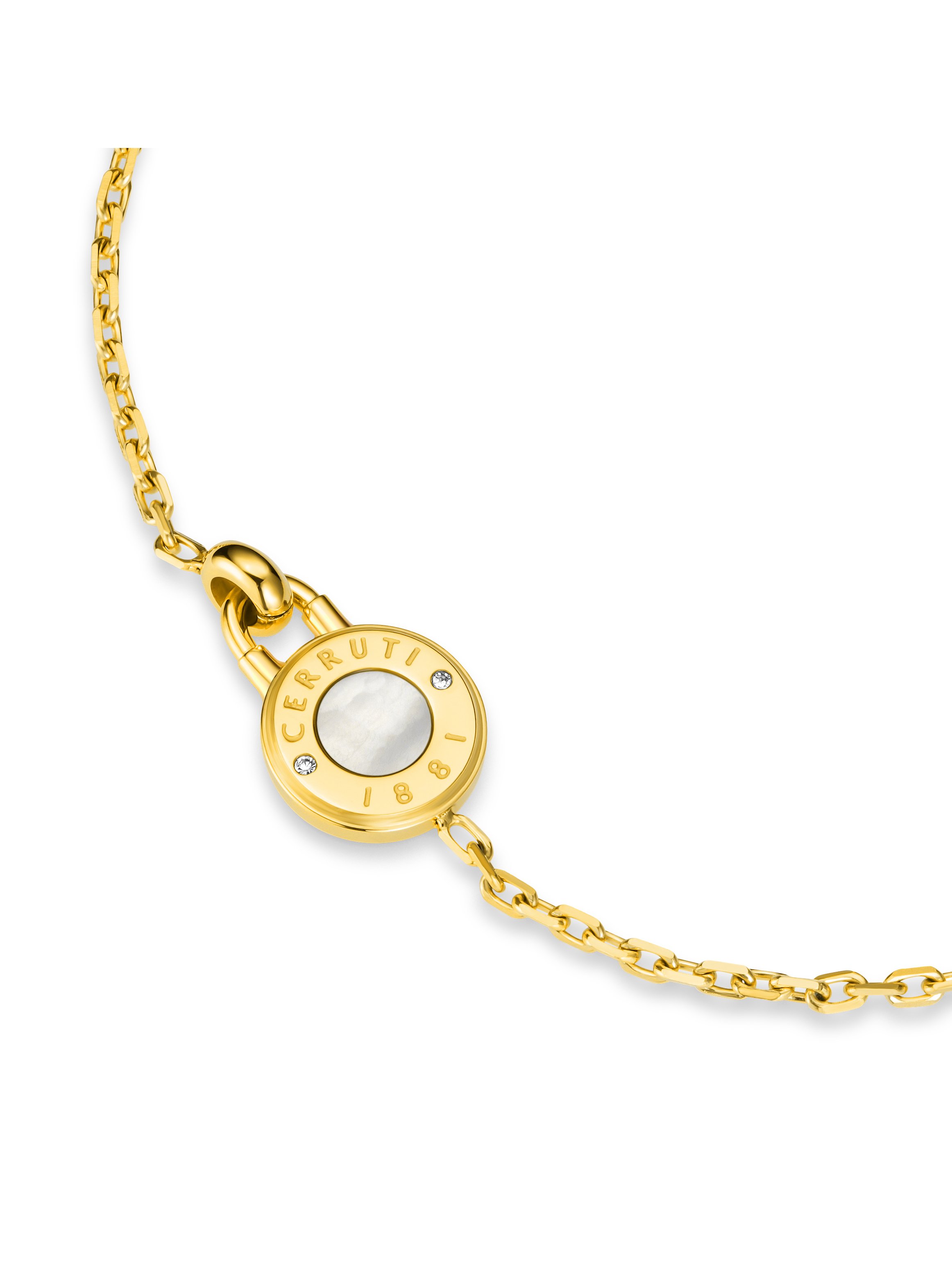 Vittoria Women Gold Plated Stainless Steel Chain Bracelet