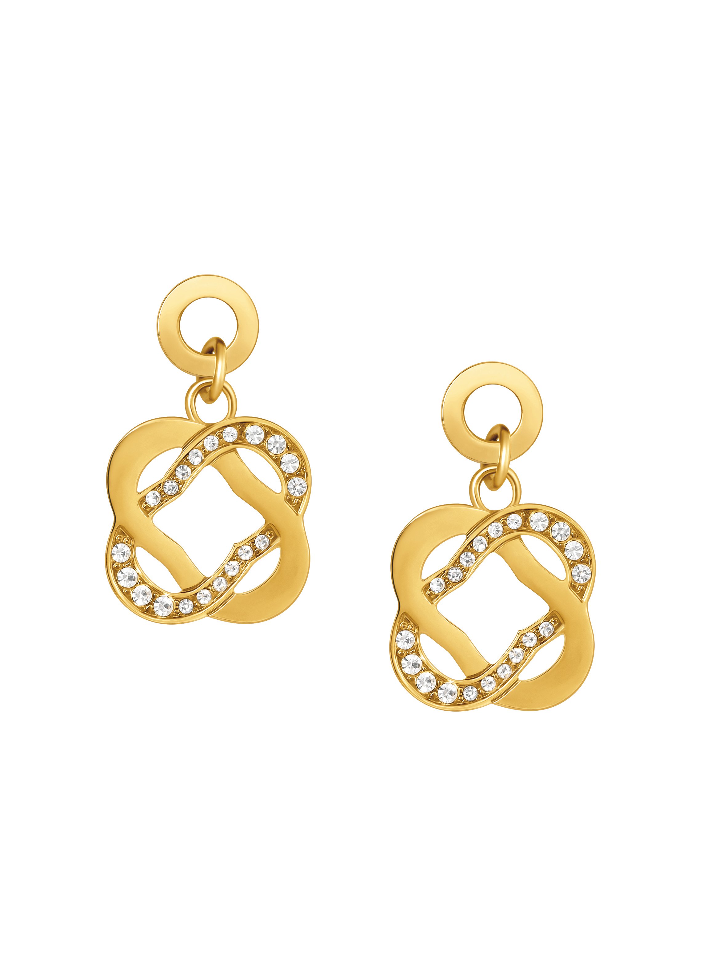 Laura Women Gold Plated Stainless Steel Drop Earrings